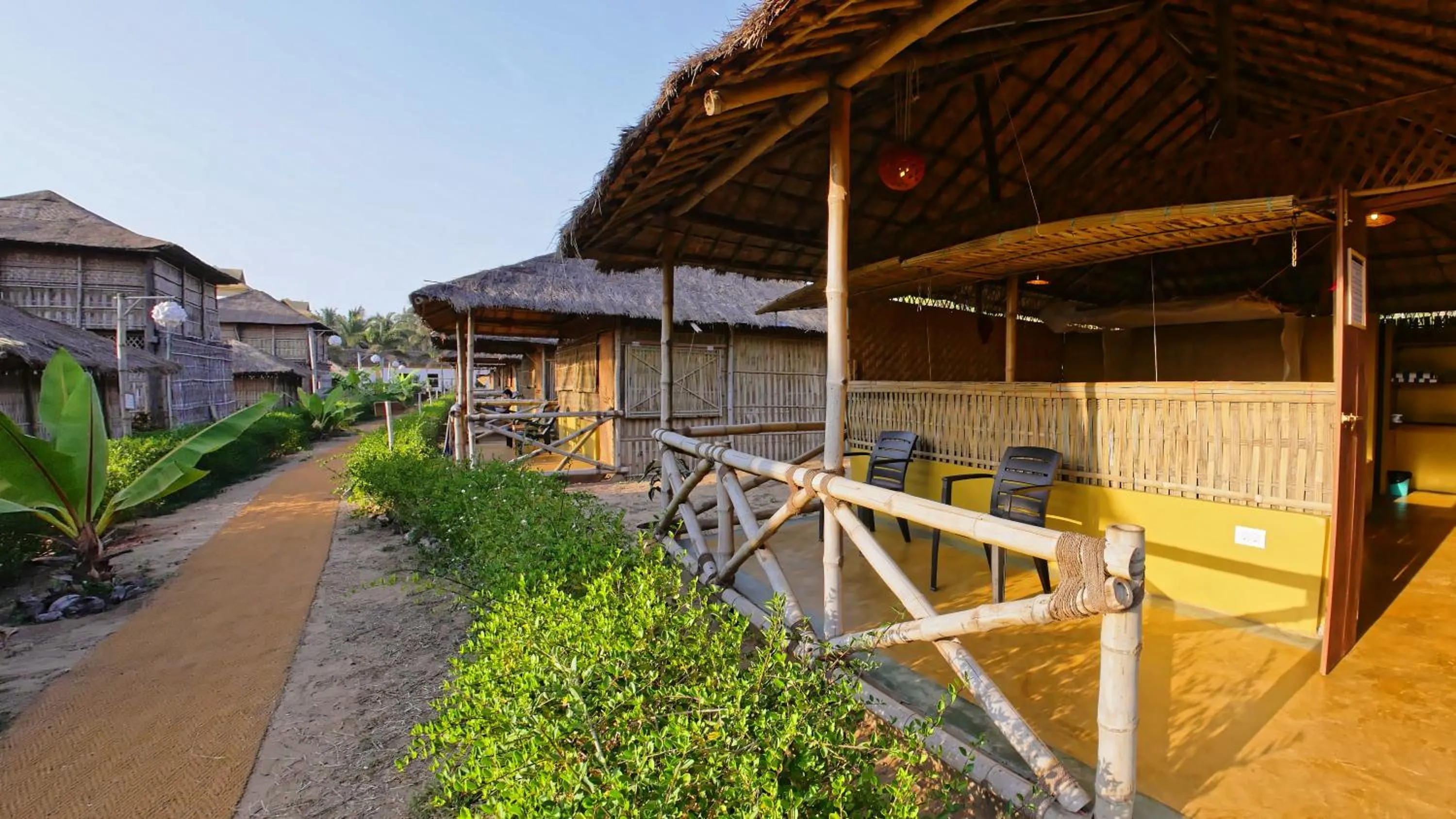 Patio in Beach Street Eco Resort - Mandrem