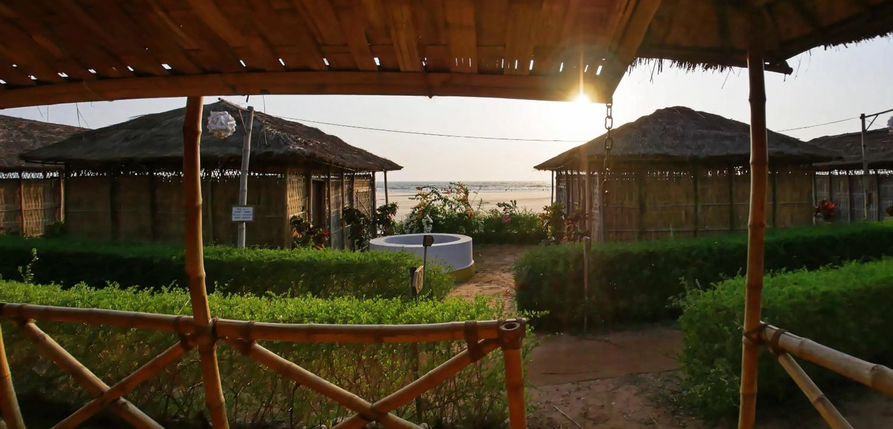 Patio in Beach Street Eco Resort - Mandrem