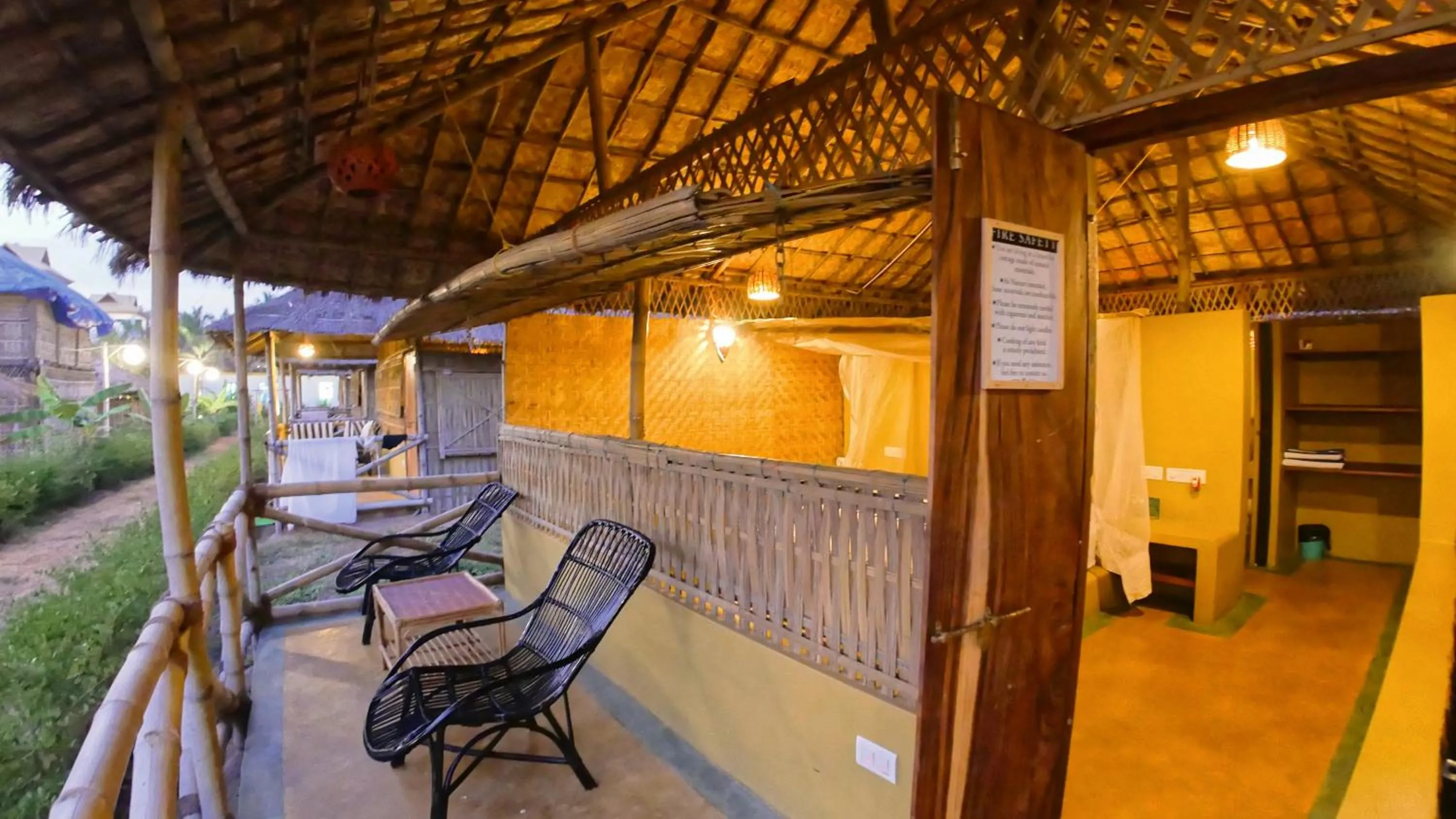 Patio in Beach Street Eco Resort - Mandrem