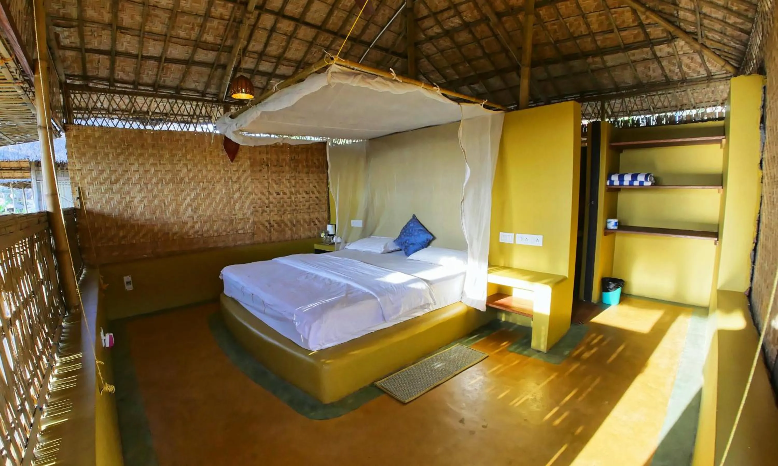 Coffee/tea facilities, Bed in Beach Street Eco Resort - Mandrem