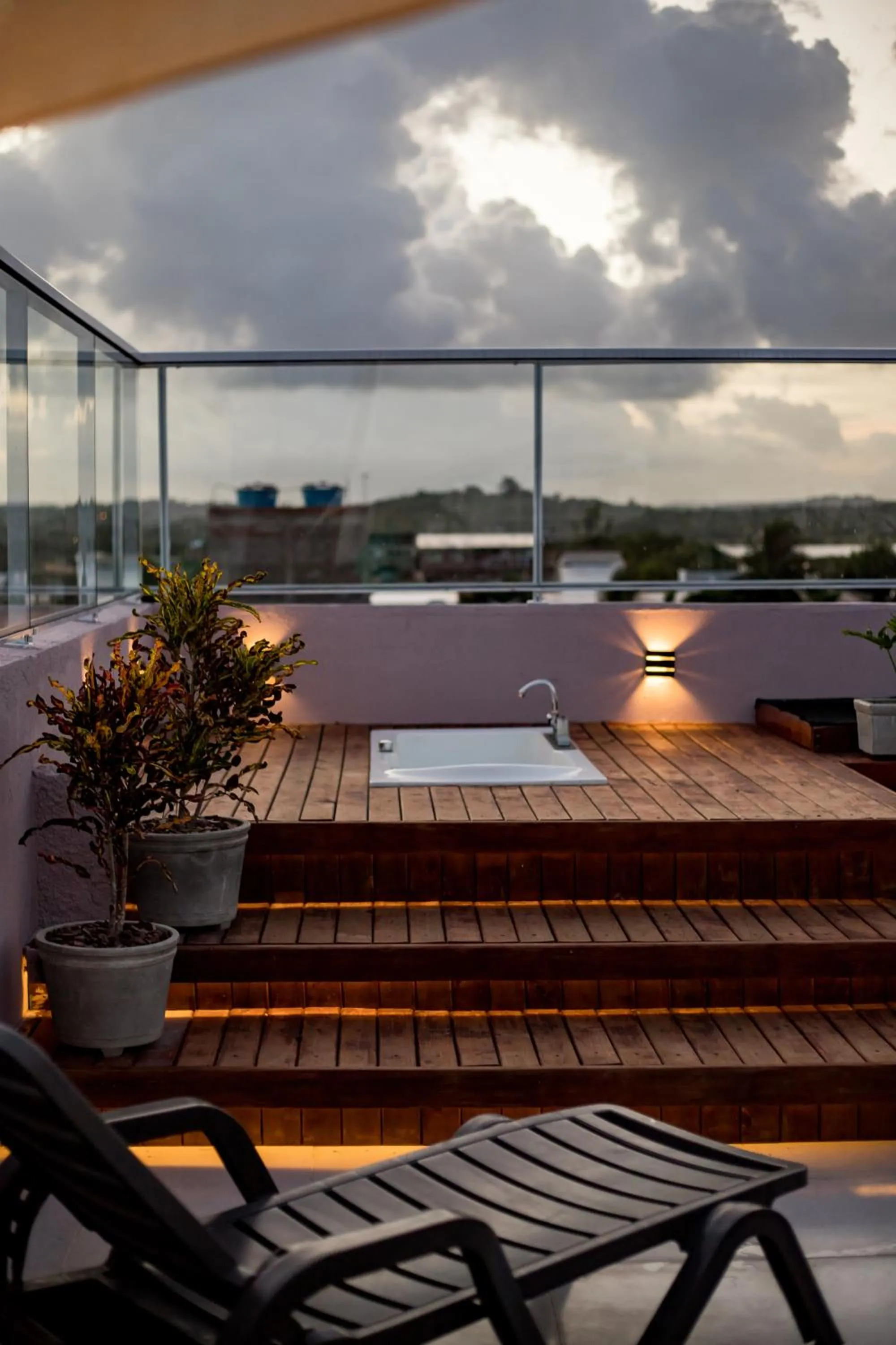 Balcony/Terrace in Atlântico Sul Hotel
