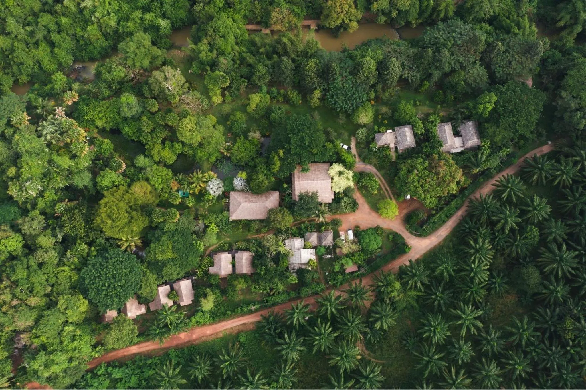 Bird's eye view in Wareerak Hot Spring & Wellness- SHA Extra Plus