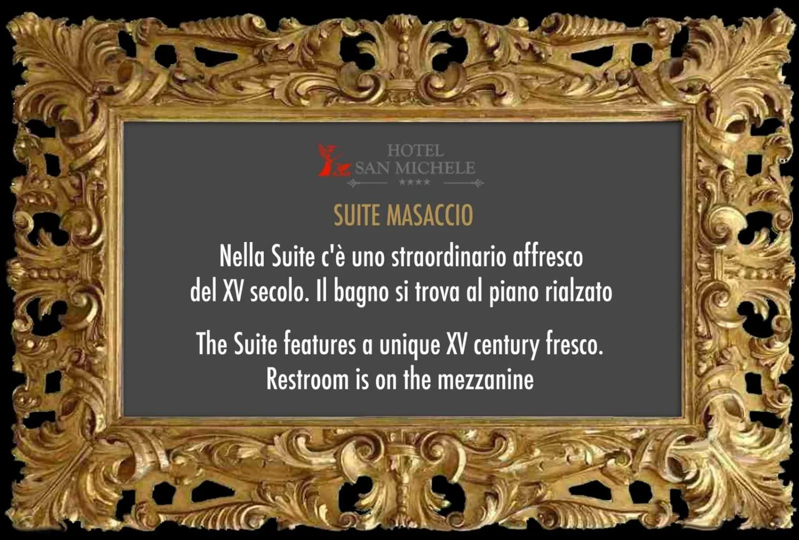 Decorative detail in Hotel San Michele