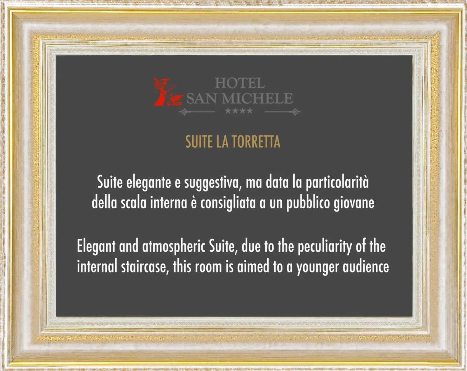 Decorative detail in Hotel San Michele