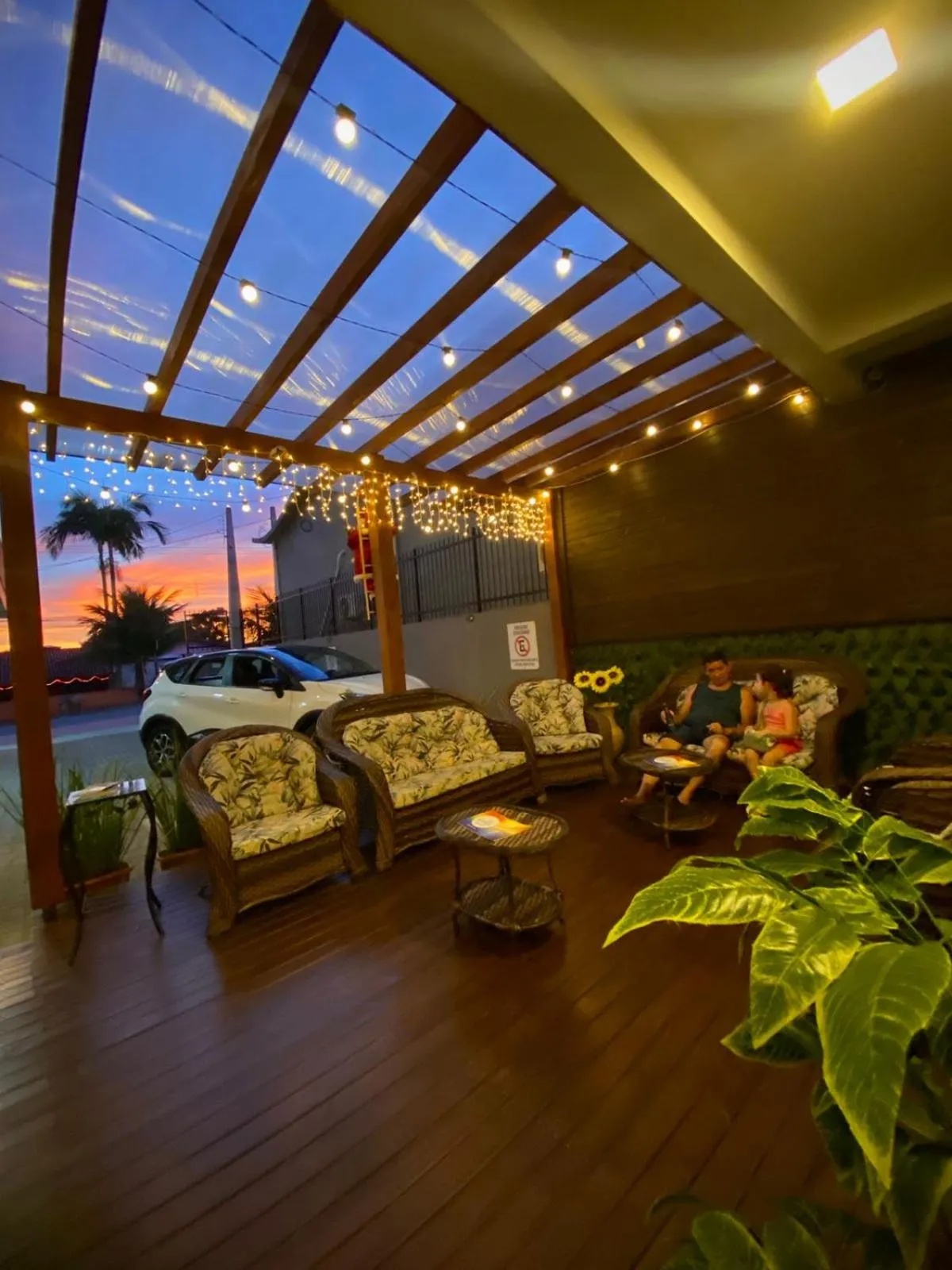 Patio in Pousada Villa Vantino