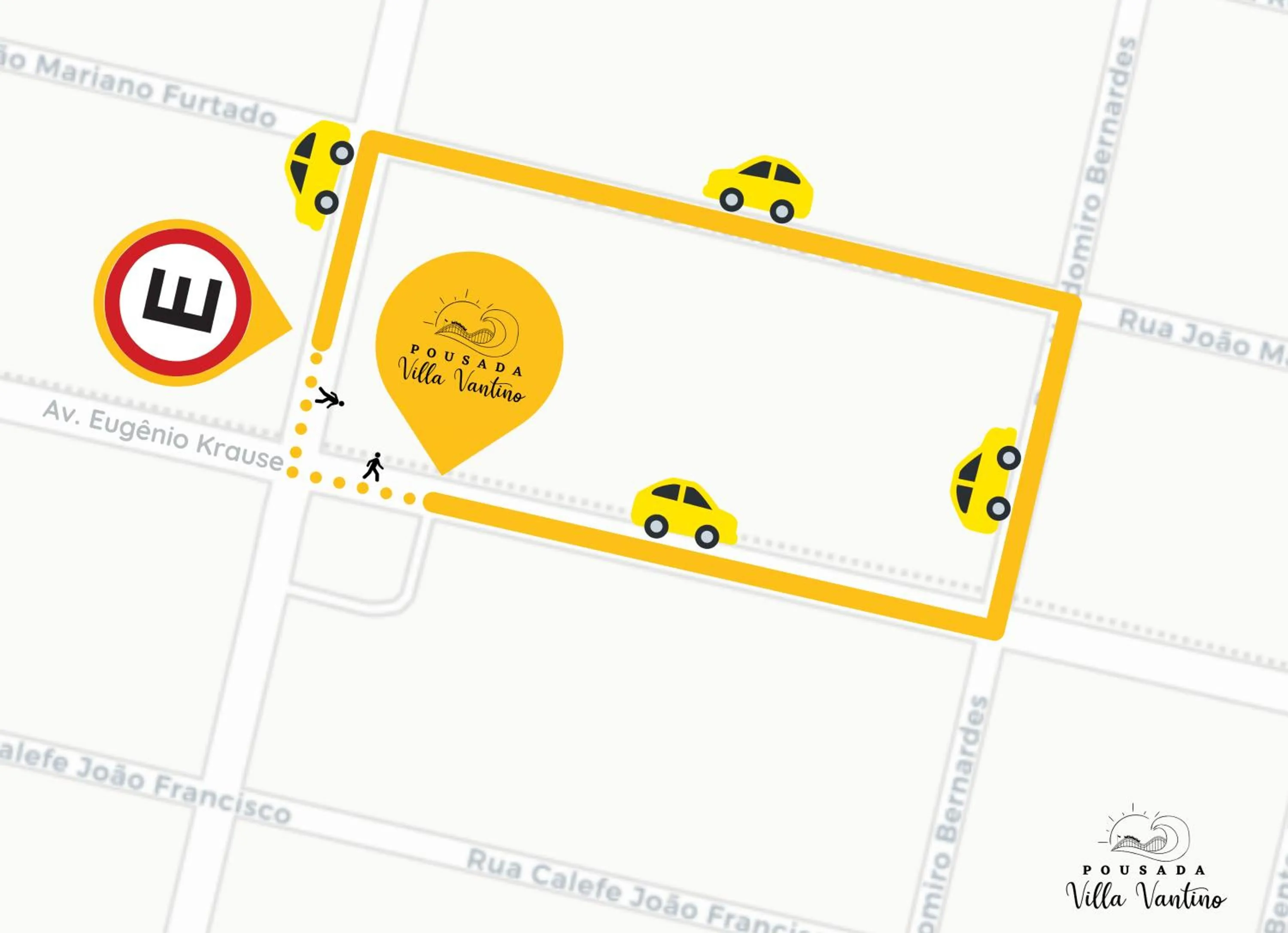 Parking in Pousada Villa Vantino