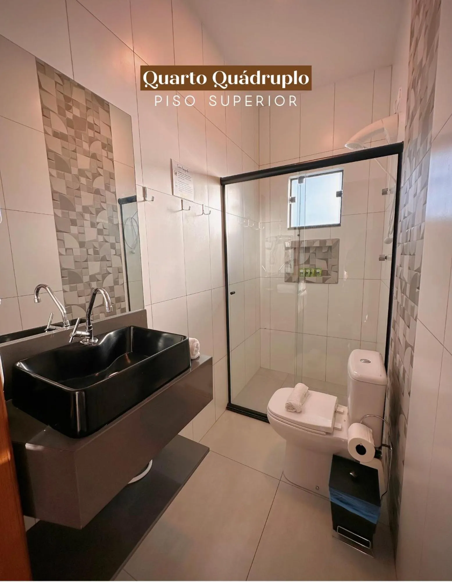 Bathroom in Pousada Villa Vantino