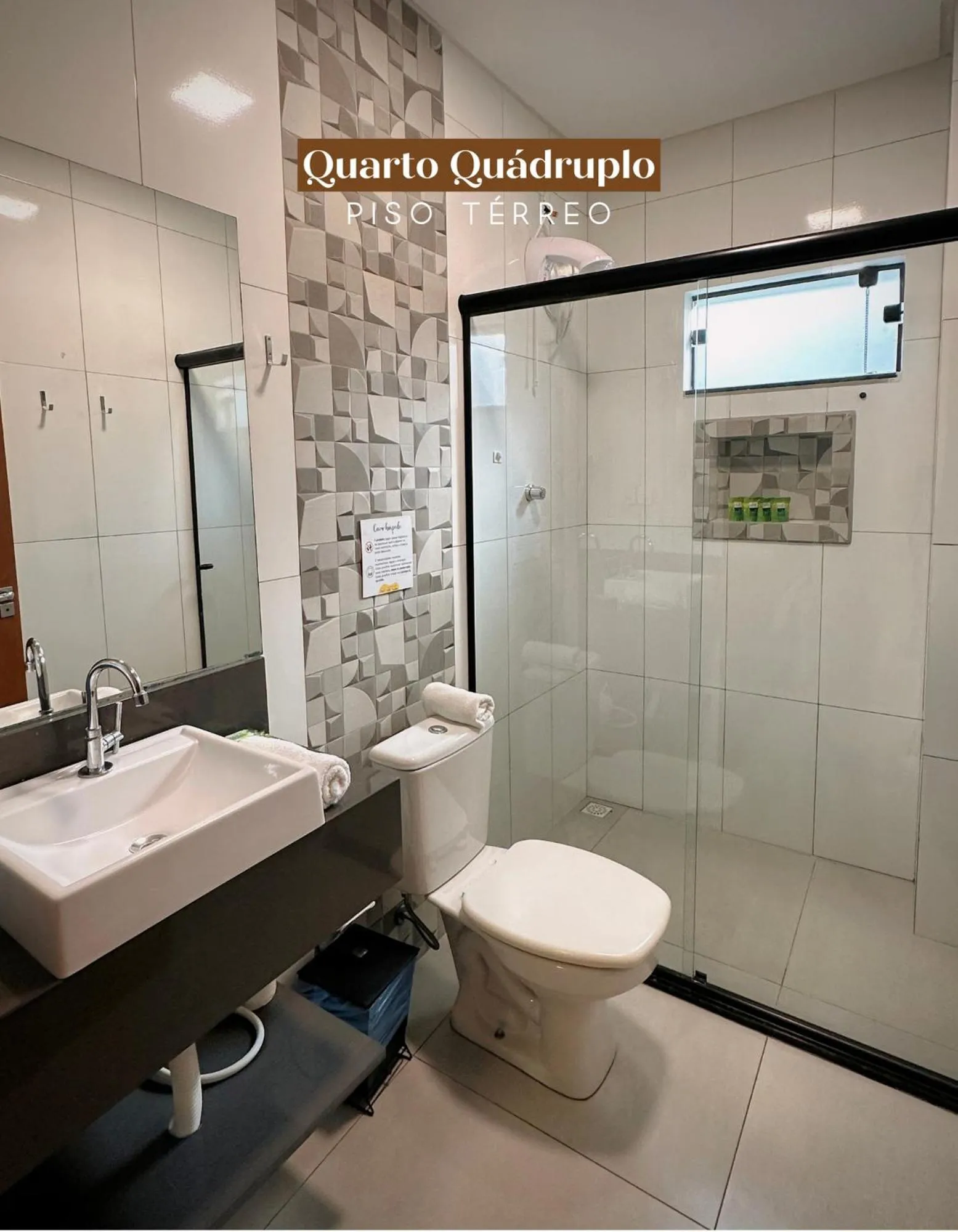 Bathroom in Pousada Villa Vantino