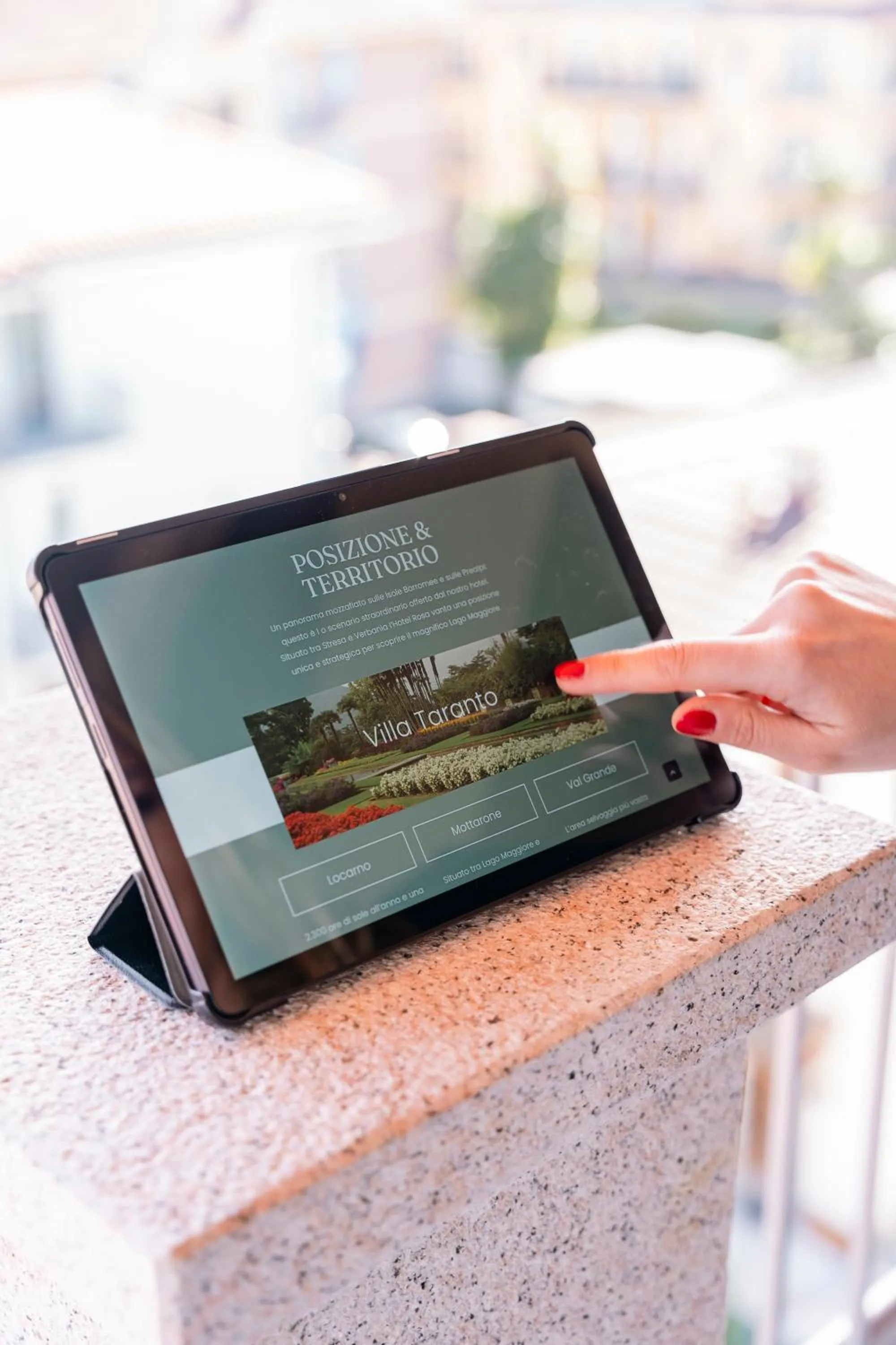 Property building in Hotel Rosa