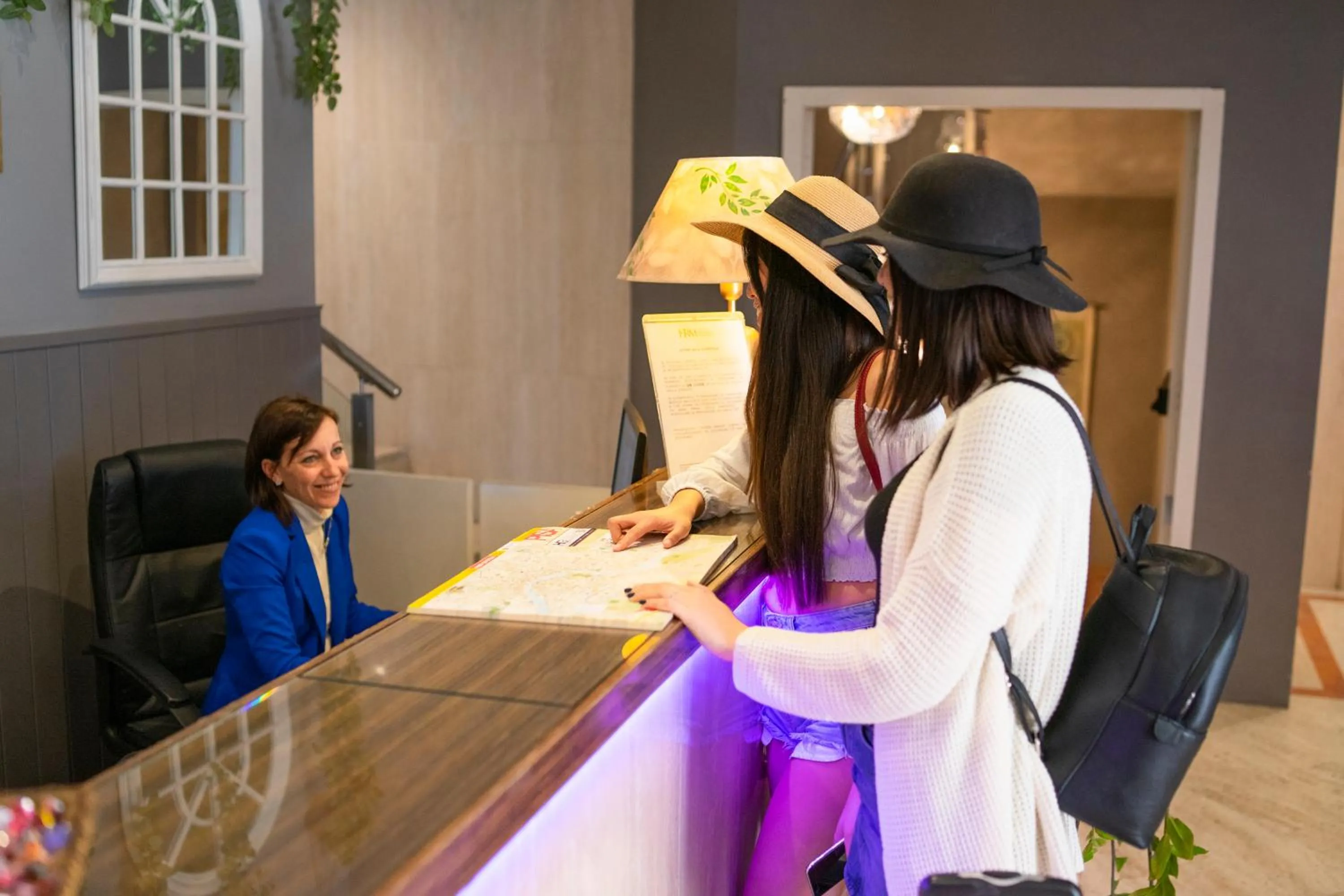 Lobby or reception in Hotel Repubblica Marinara