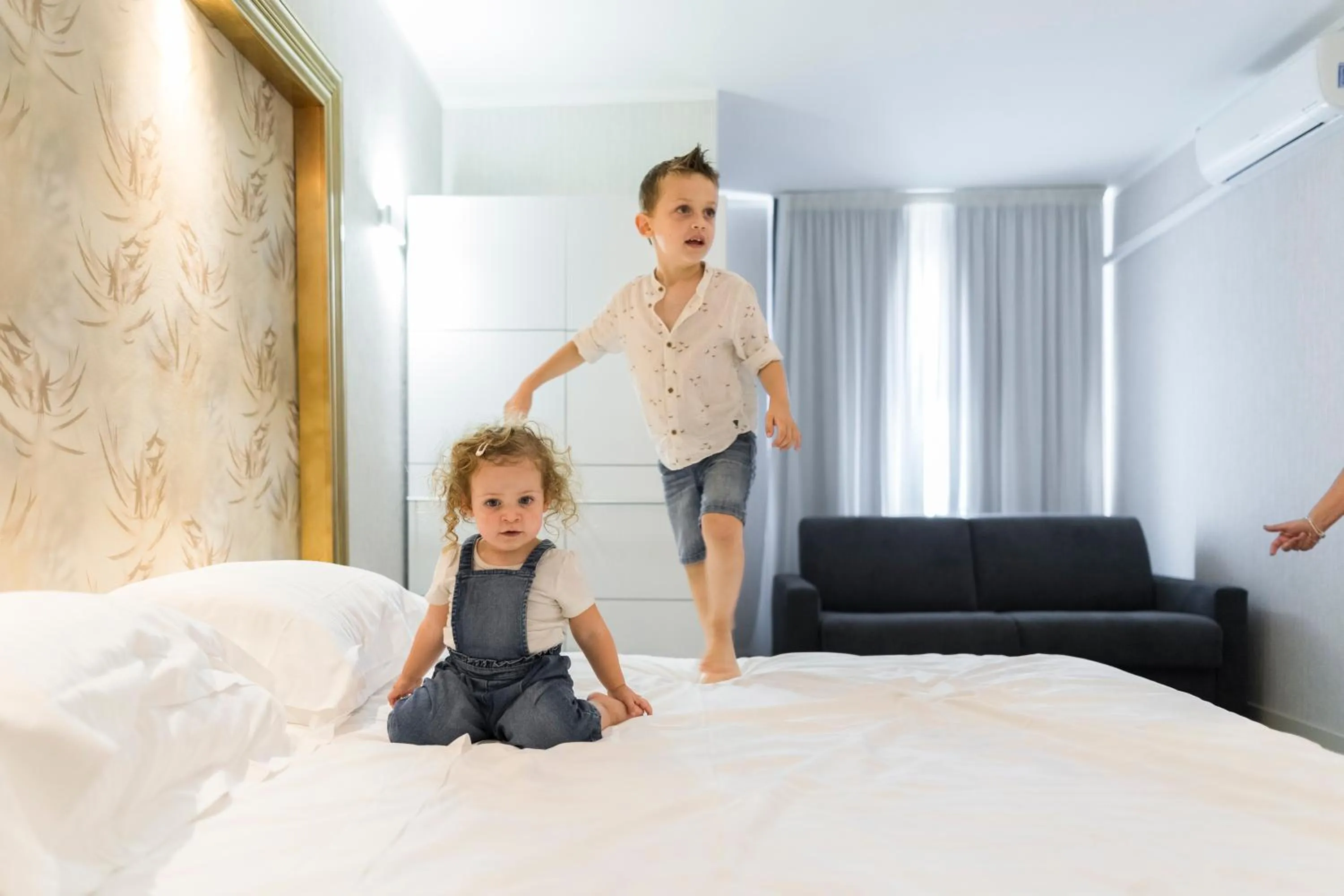 Bed in Hotel Repubblica Marinara