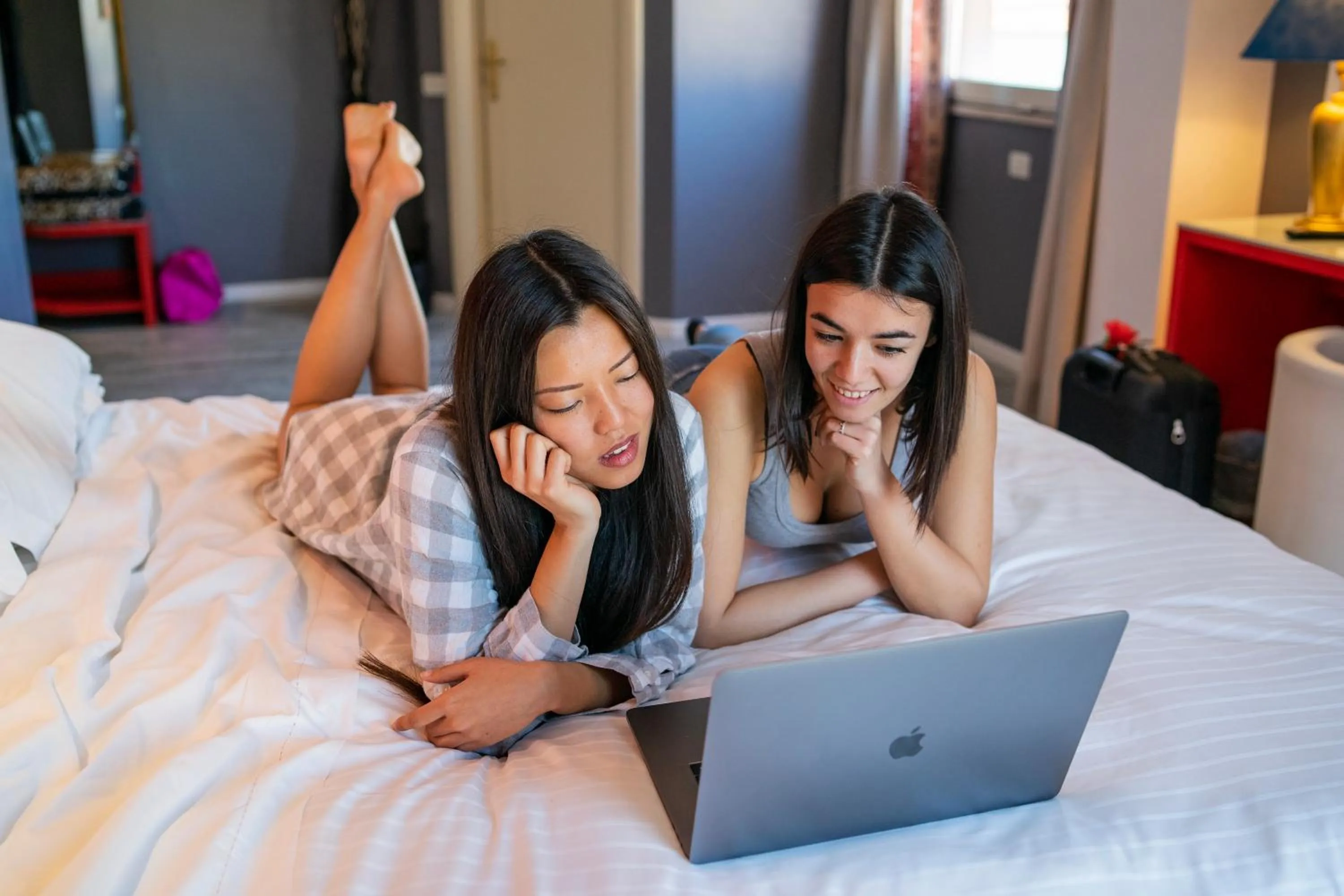 Bed in Hotel Repubblica Marinara