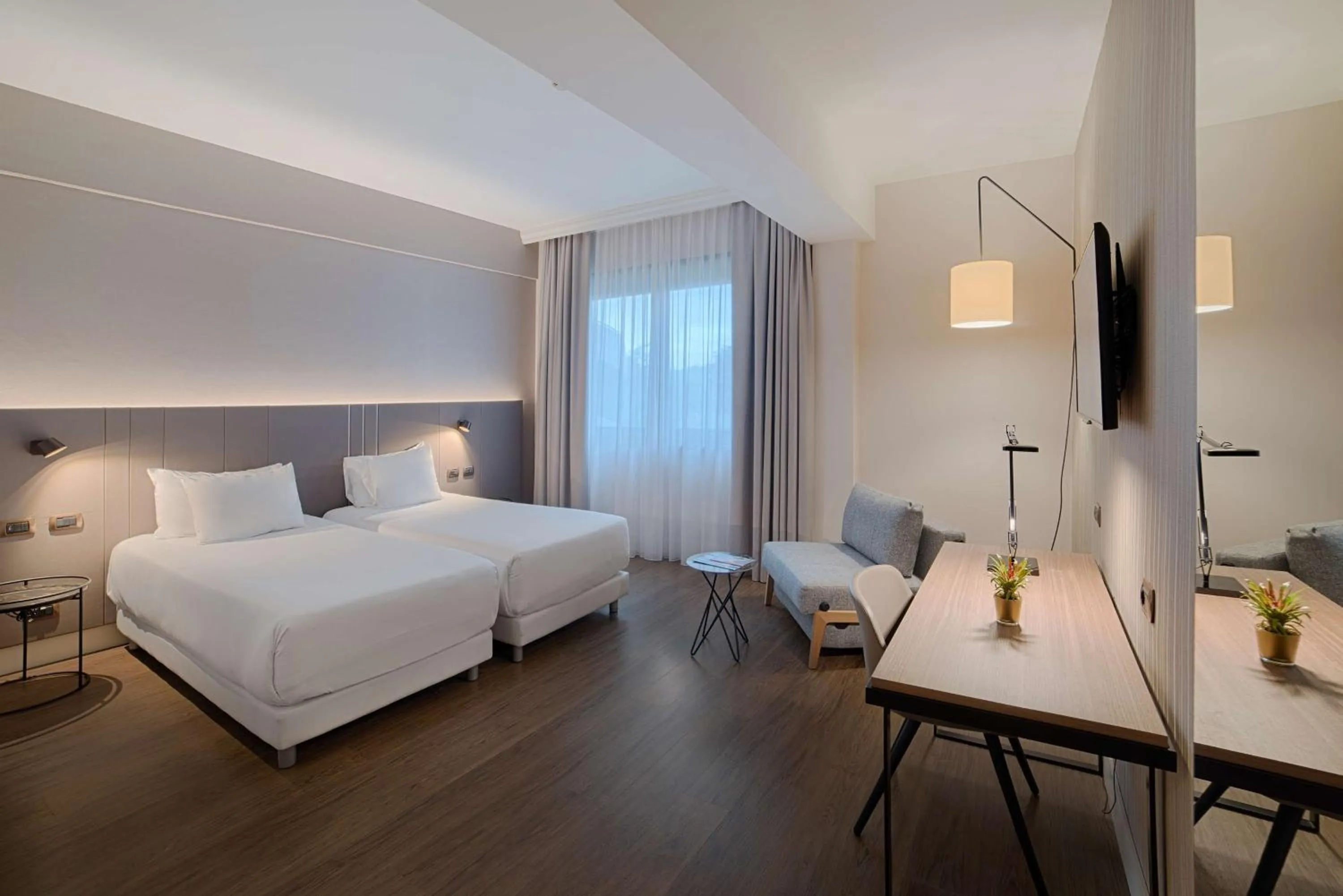 Bedroom, Bed in NH Roma Villa Carpegna