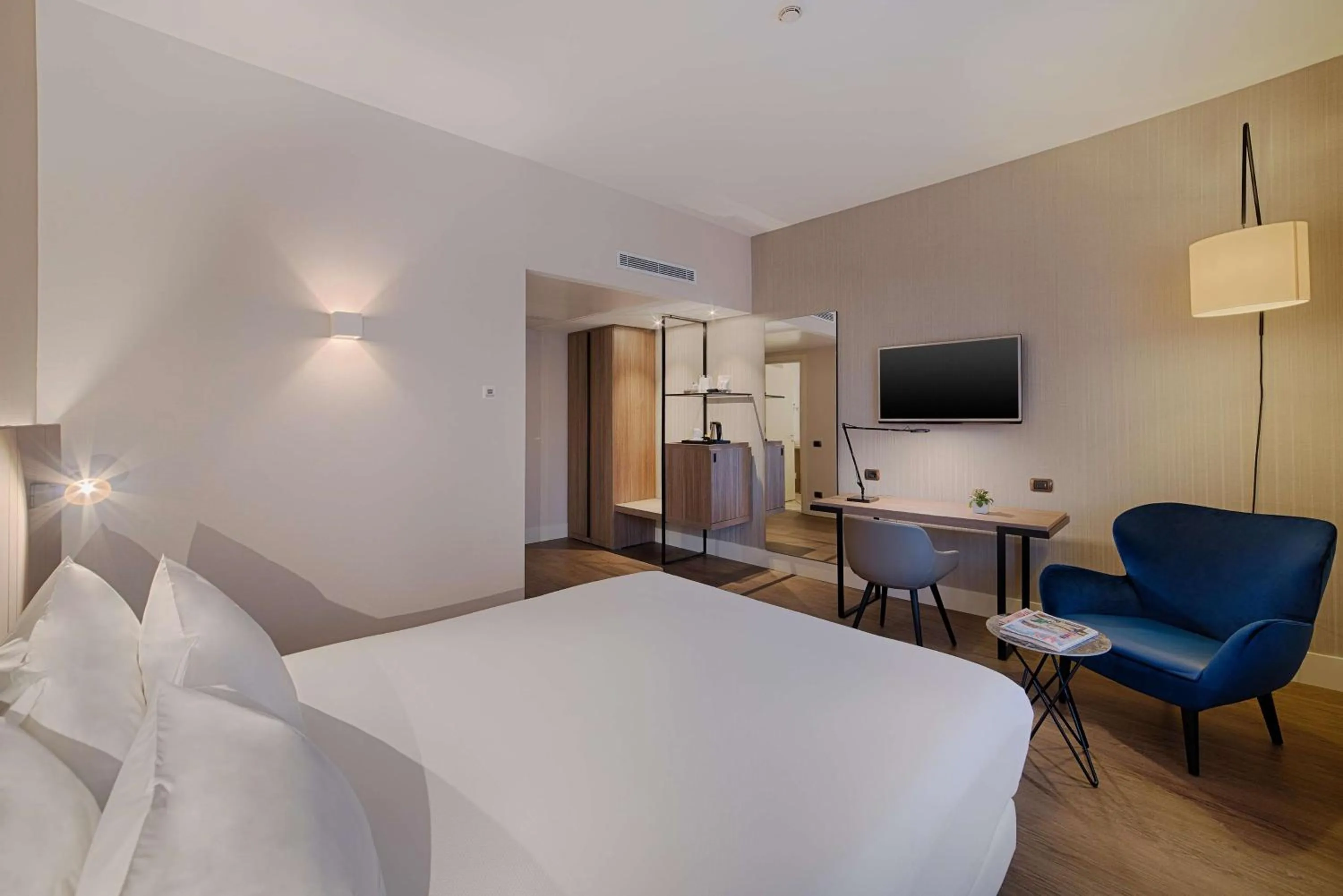 Bedroom, Bed in NH Roma Villa Carpegna