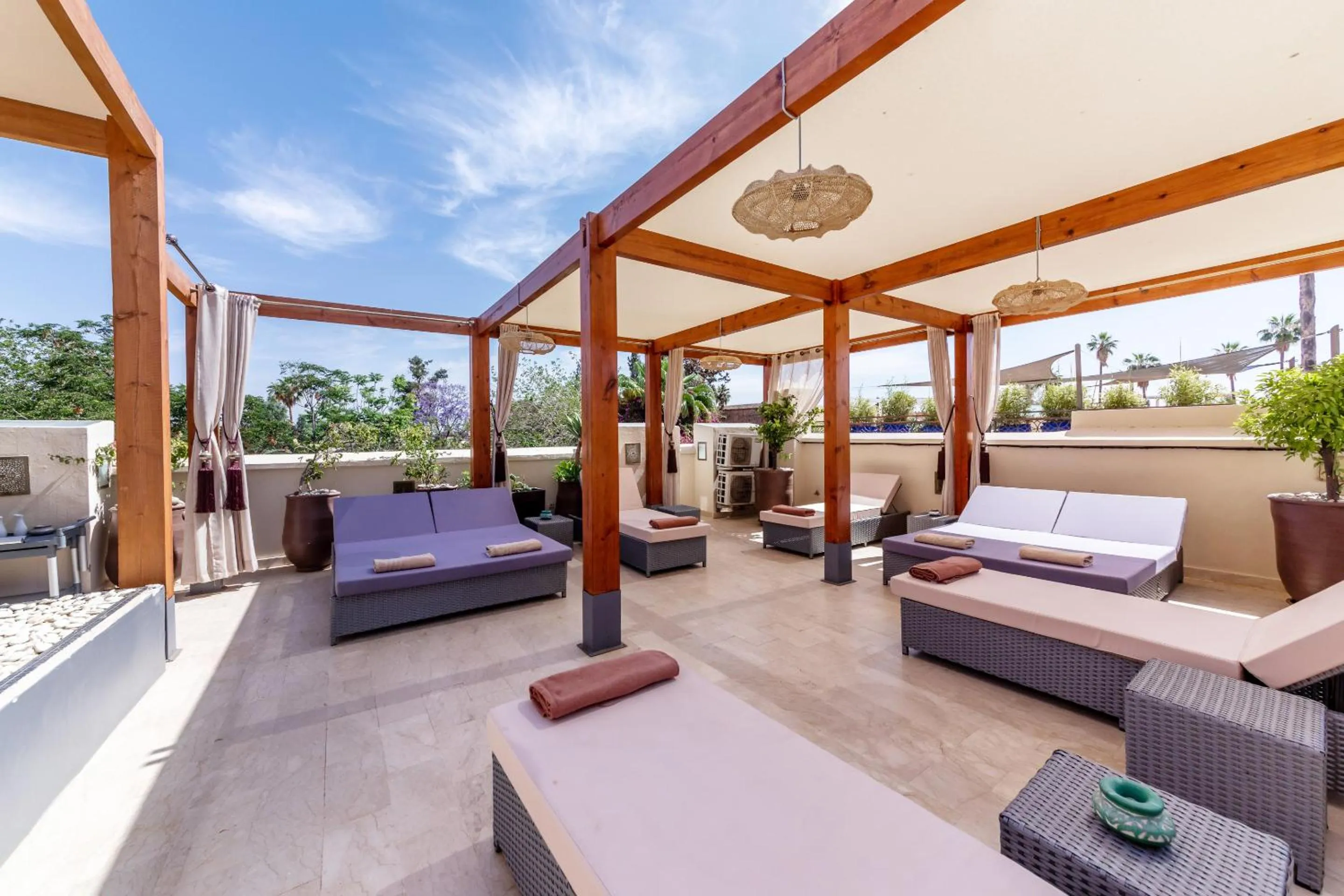 Patio in Riad Kahena