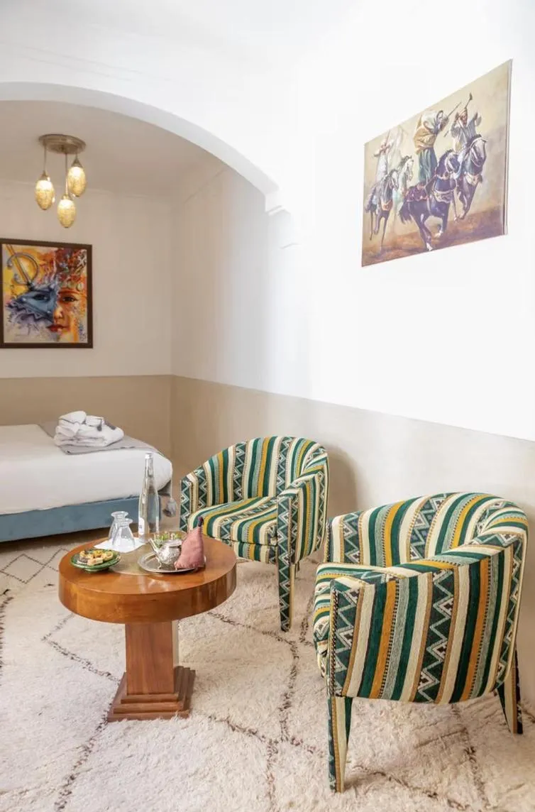 Dining area in Riad Kahena