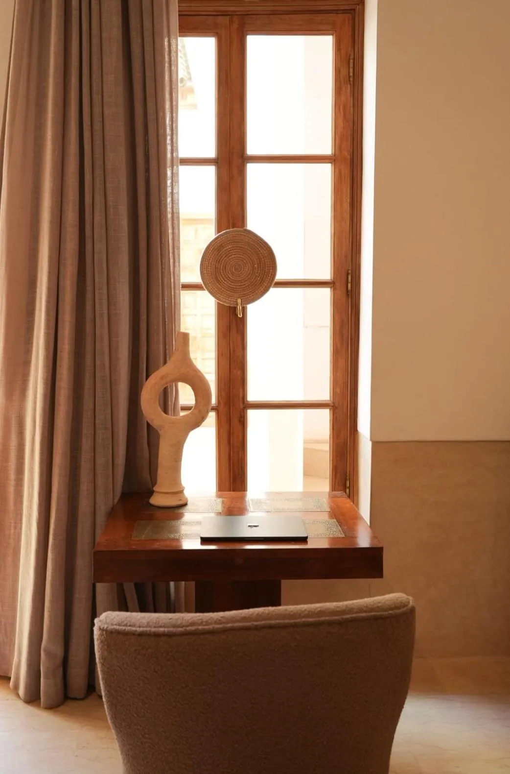 Seating area in Riad Kahena