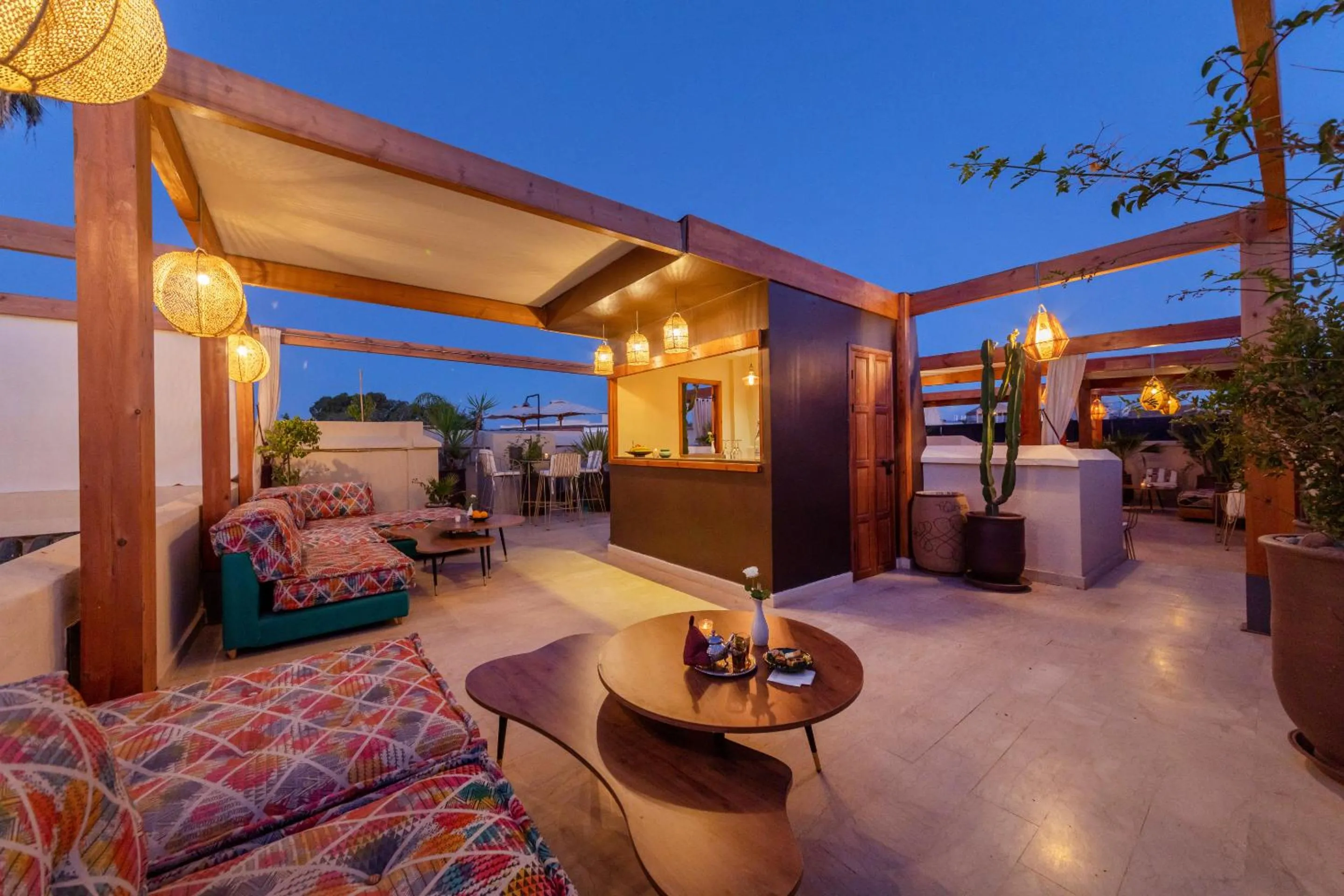 Patio in Riad Kahena