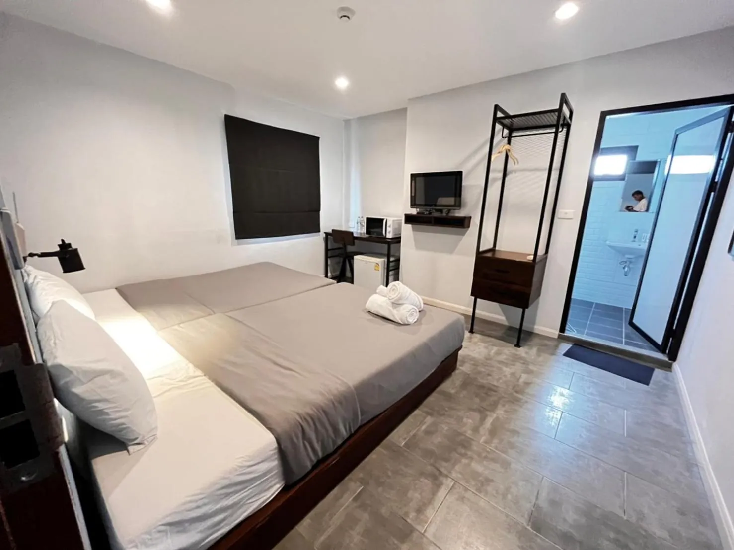 Photo of the whole room, Bed in WiRE BANGKOK PRAKHANONG