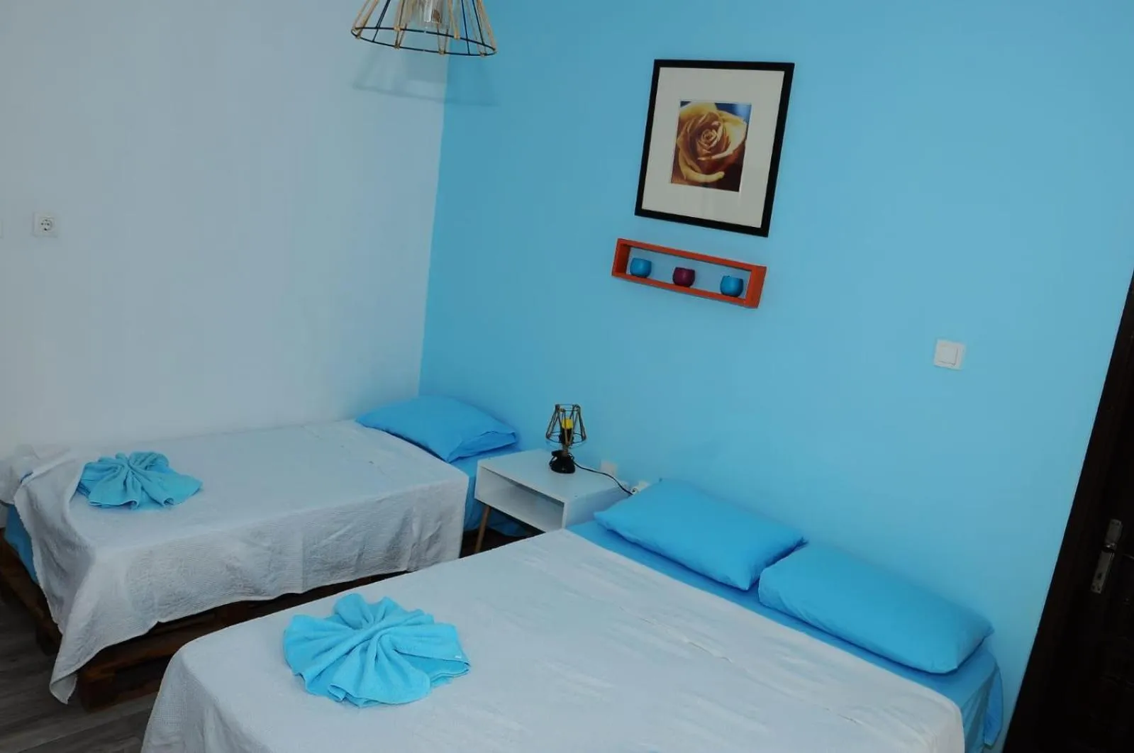 Bed in TUTHALİYA HOTEL