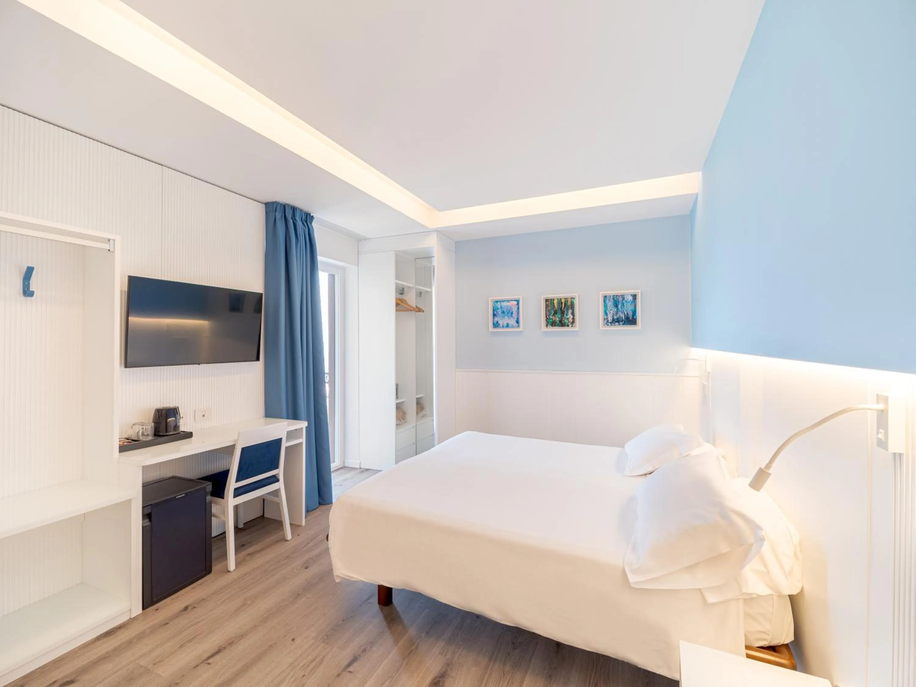 Bed in Hotel Cristina