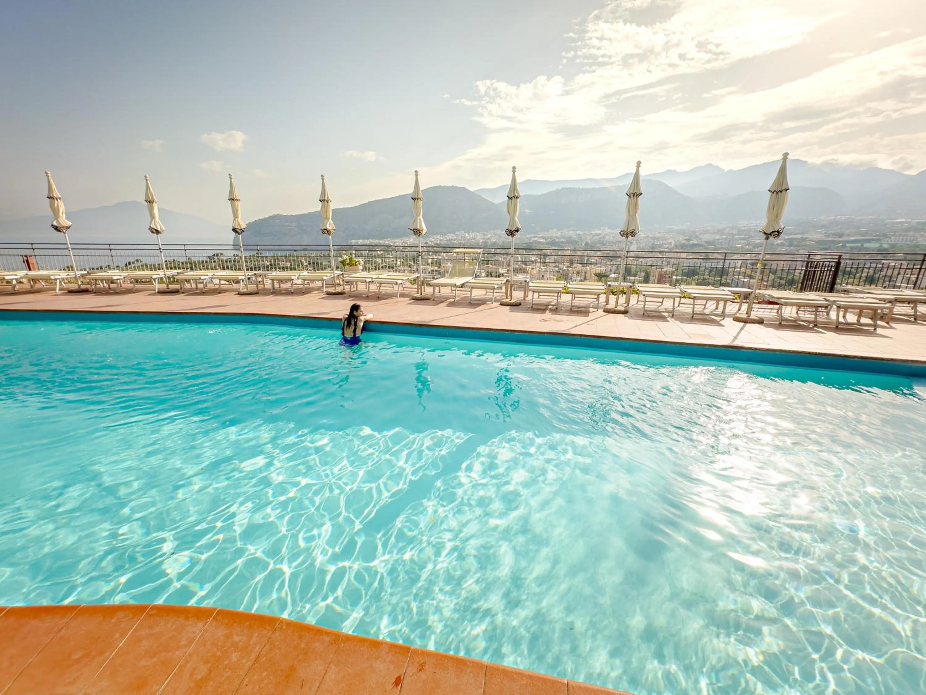 Swimming pool in Hotel Cristina