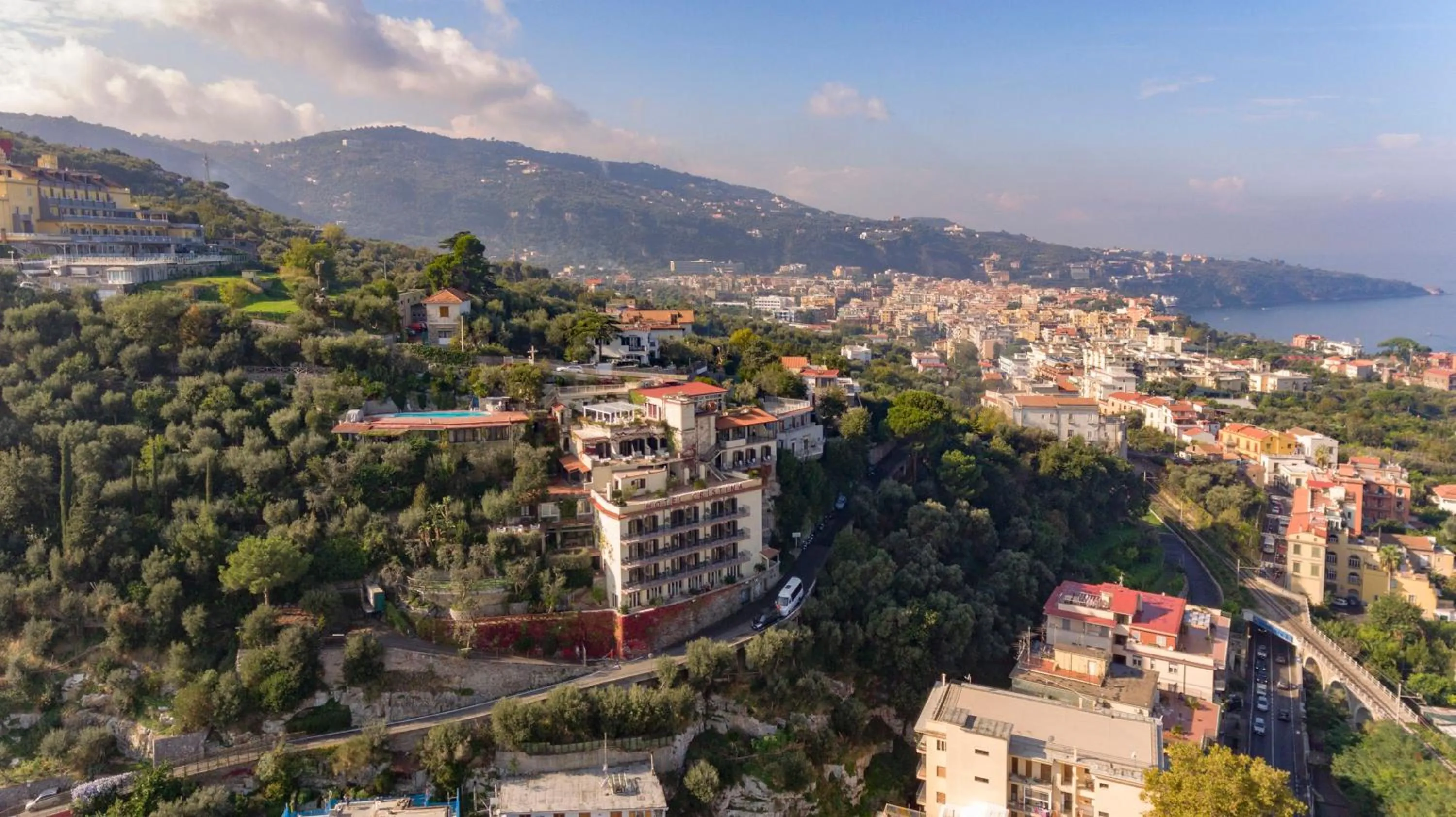 Bird's eye view in Hotel Cristina