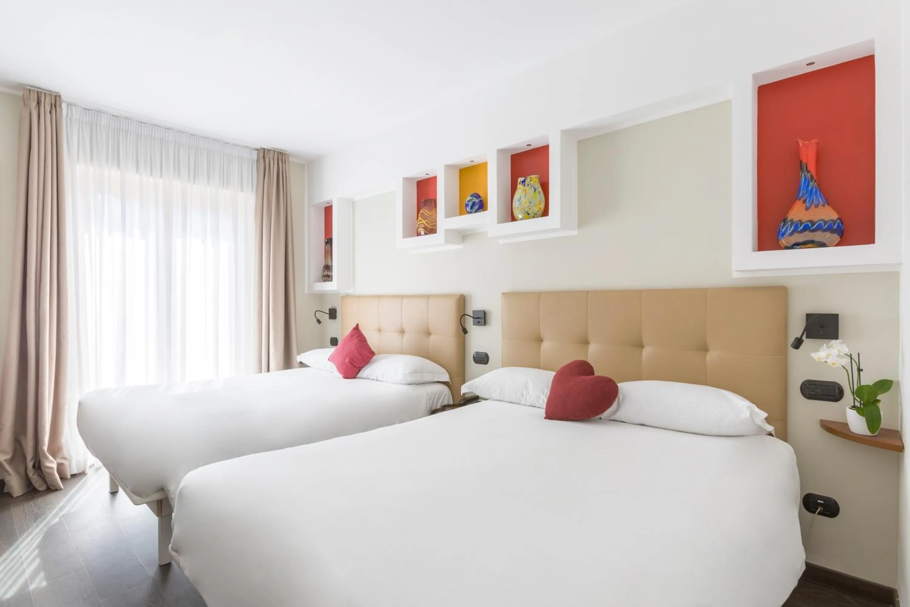 Bedroom, Bed in Hotel Central Wellness