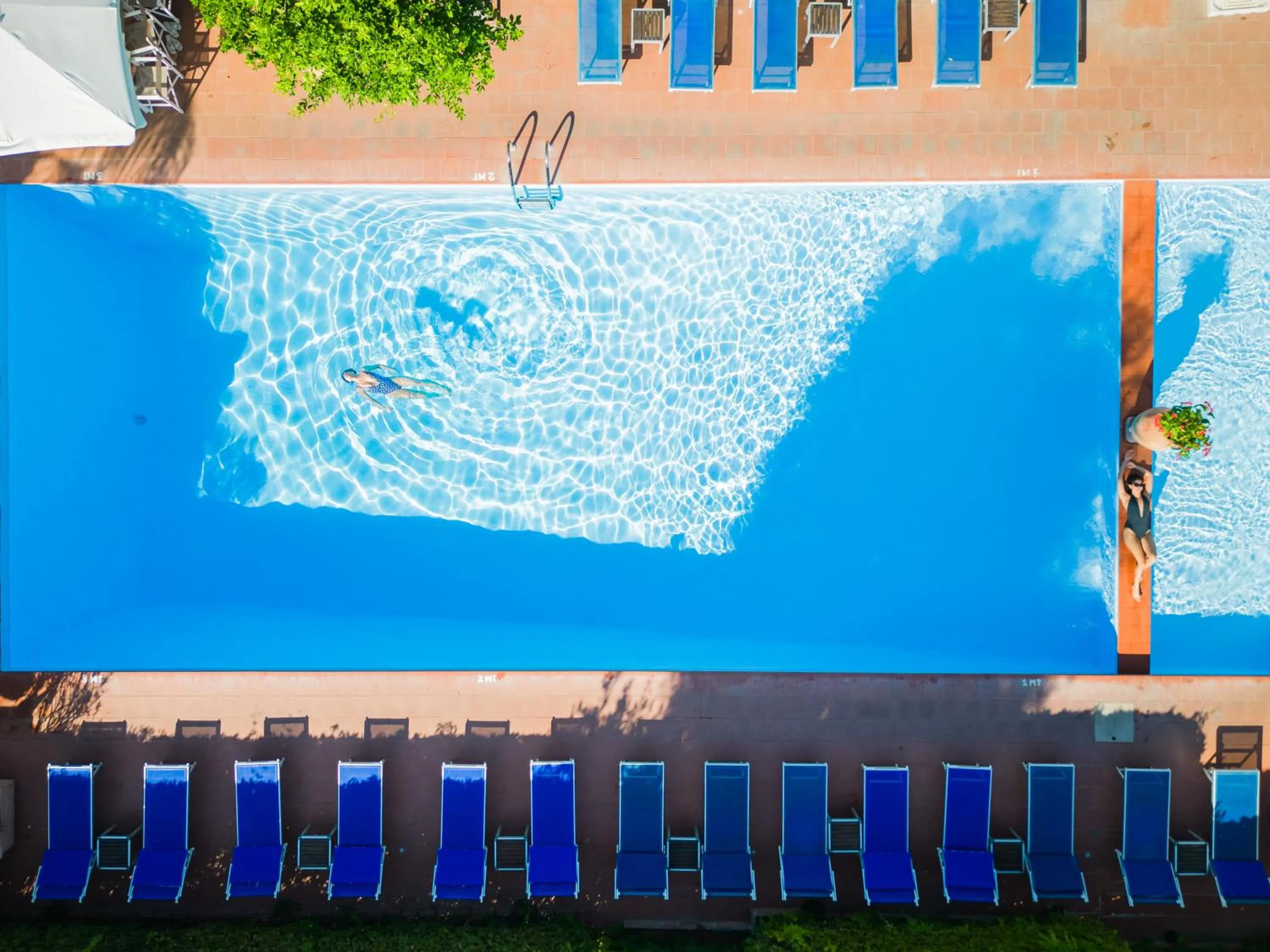 Swimming pool in Hotel Central Wellness