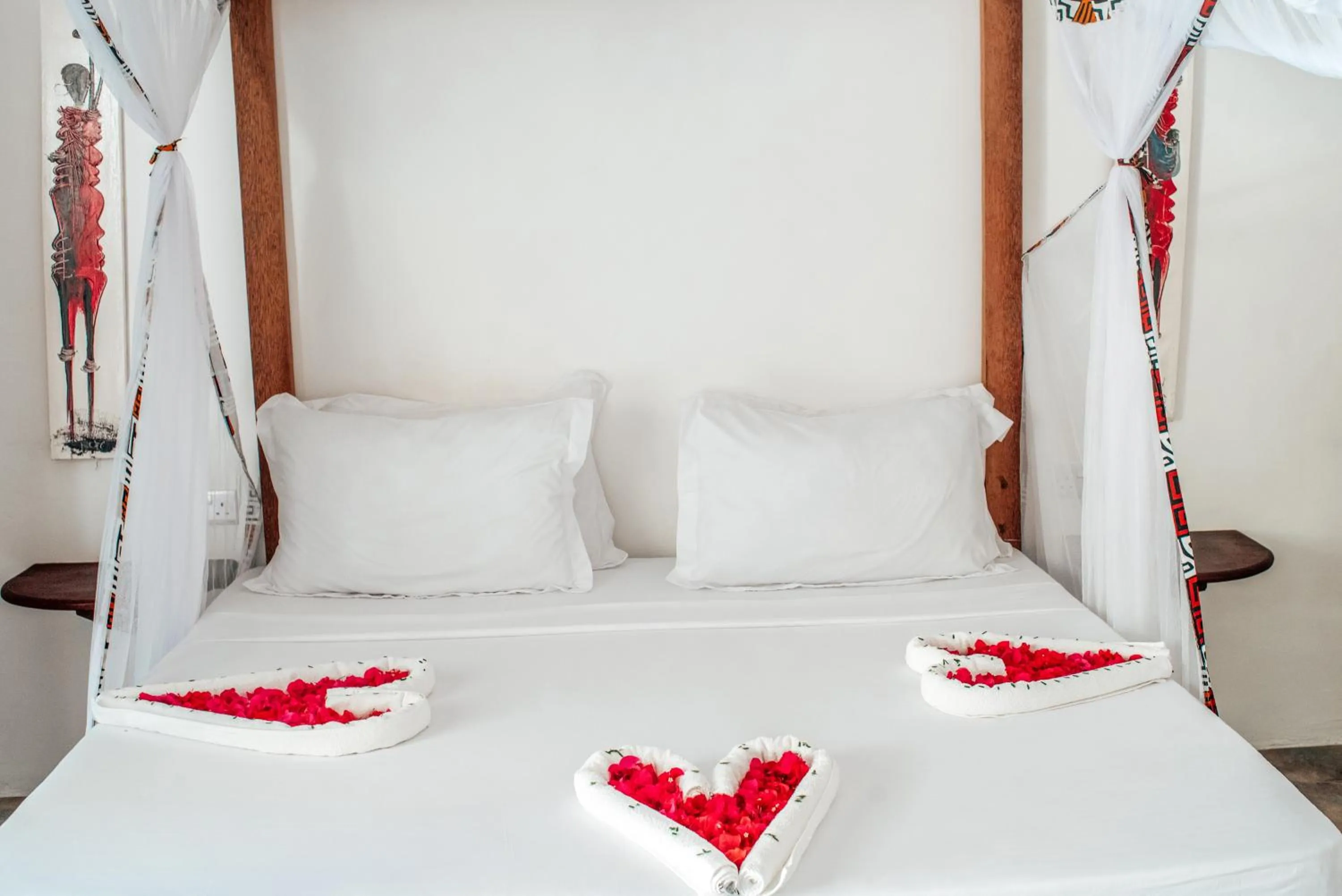 Bed in Dhow Resort