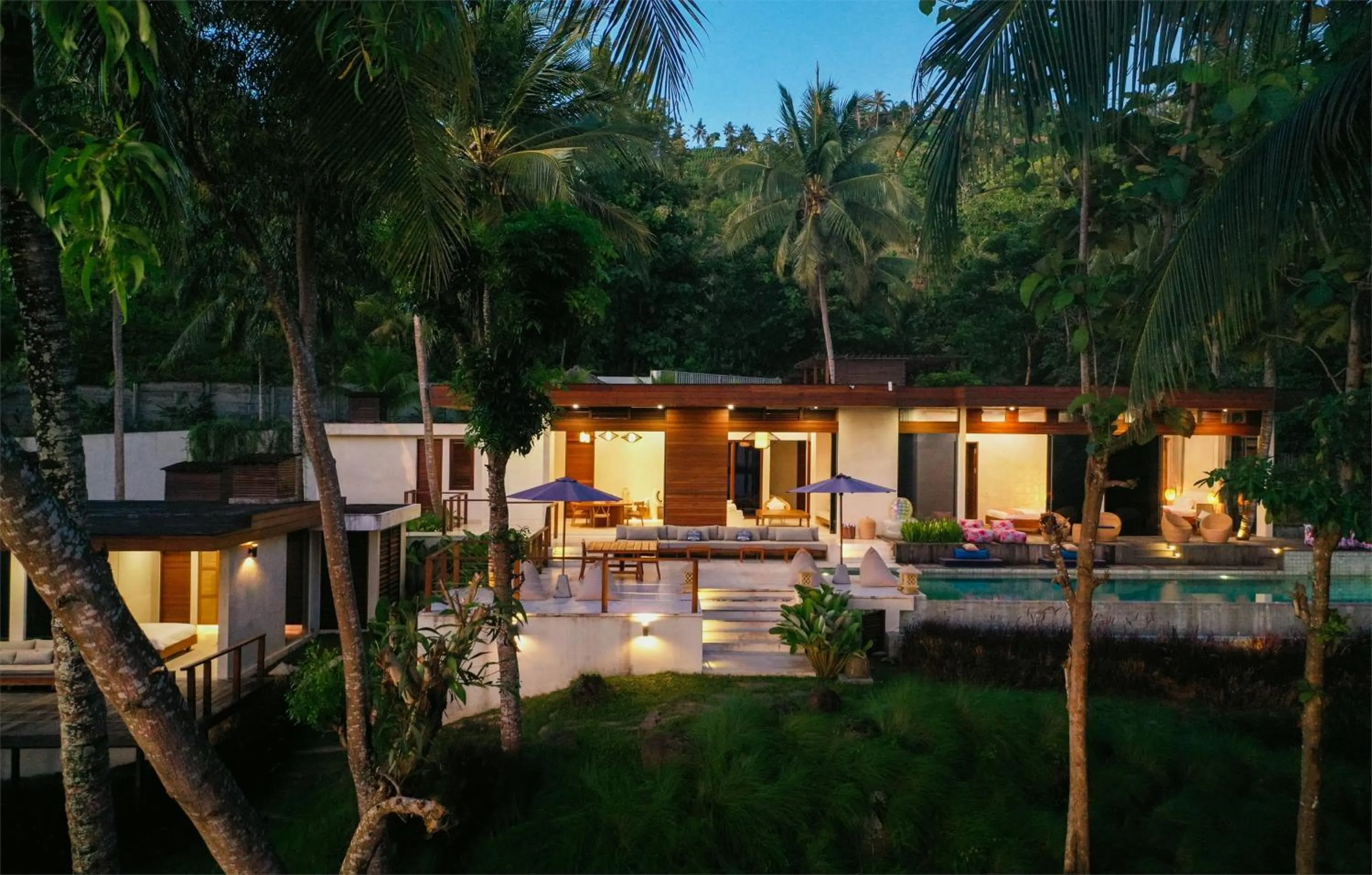 Swimming pool in EMHILL Estate Lombok