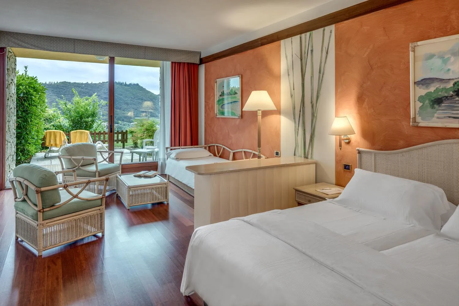 Bedroom, Bed in Poiano Garda Resort Hotel