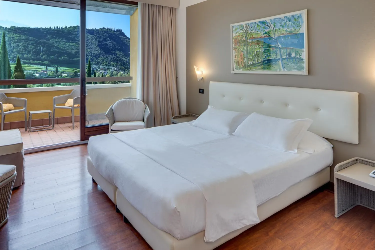 Bedroom, Bed in Poiano Garda Resort Hotel