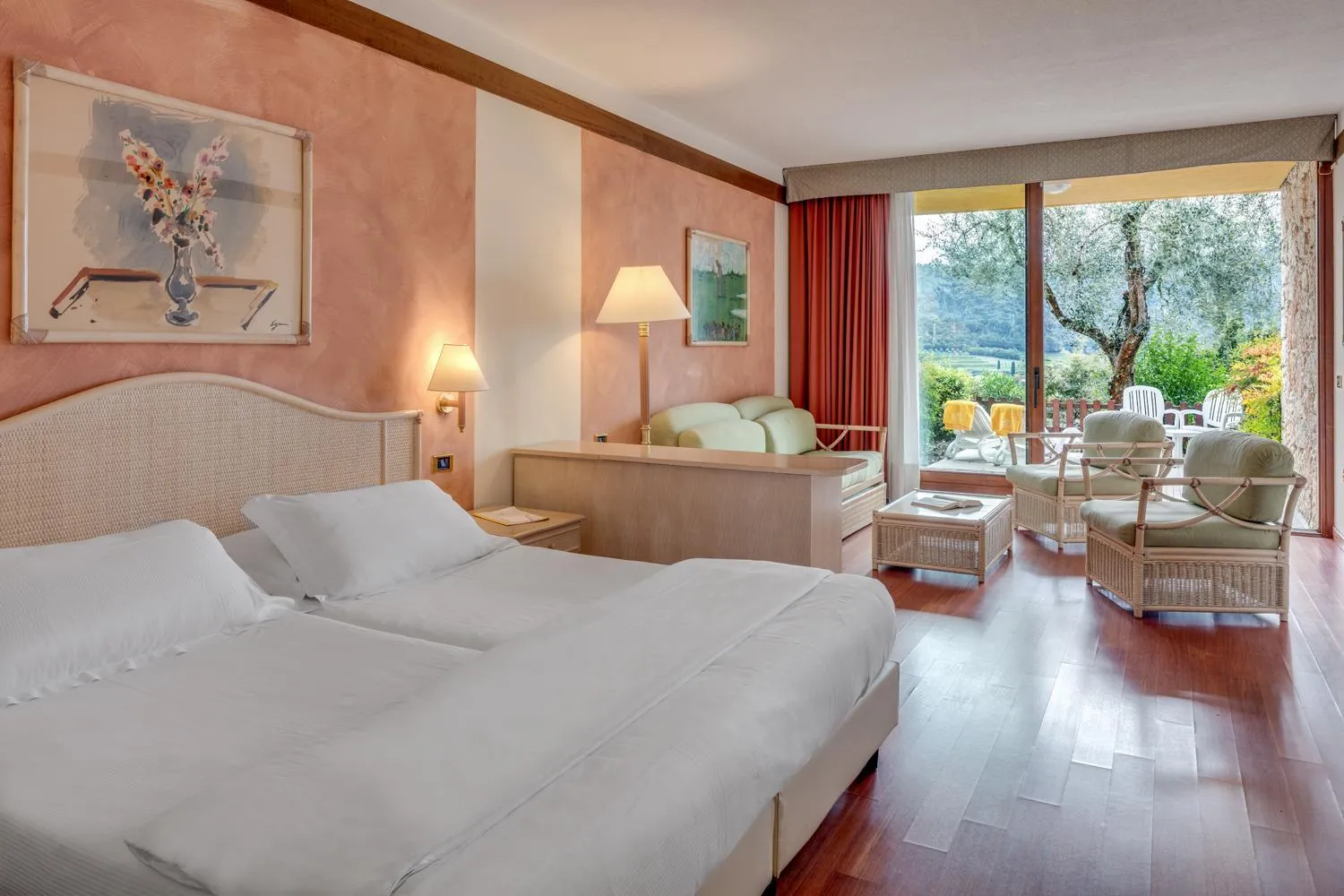 Bedroom, Bed in Poiano Garda Resort Hotel