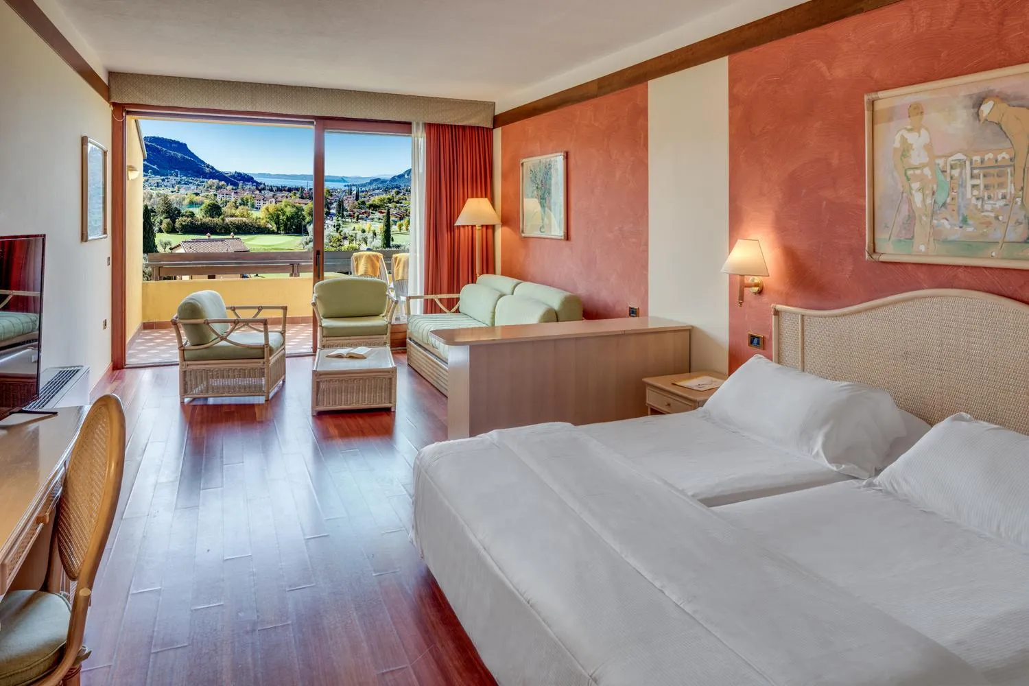 Bedroom, Bed in Poiano Garda Resort Hotel