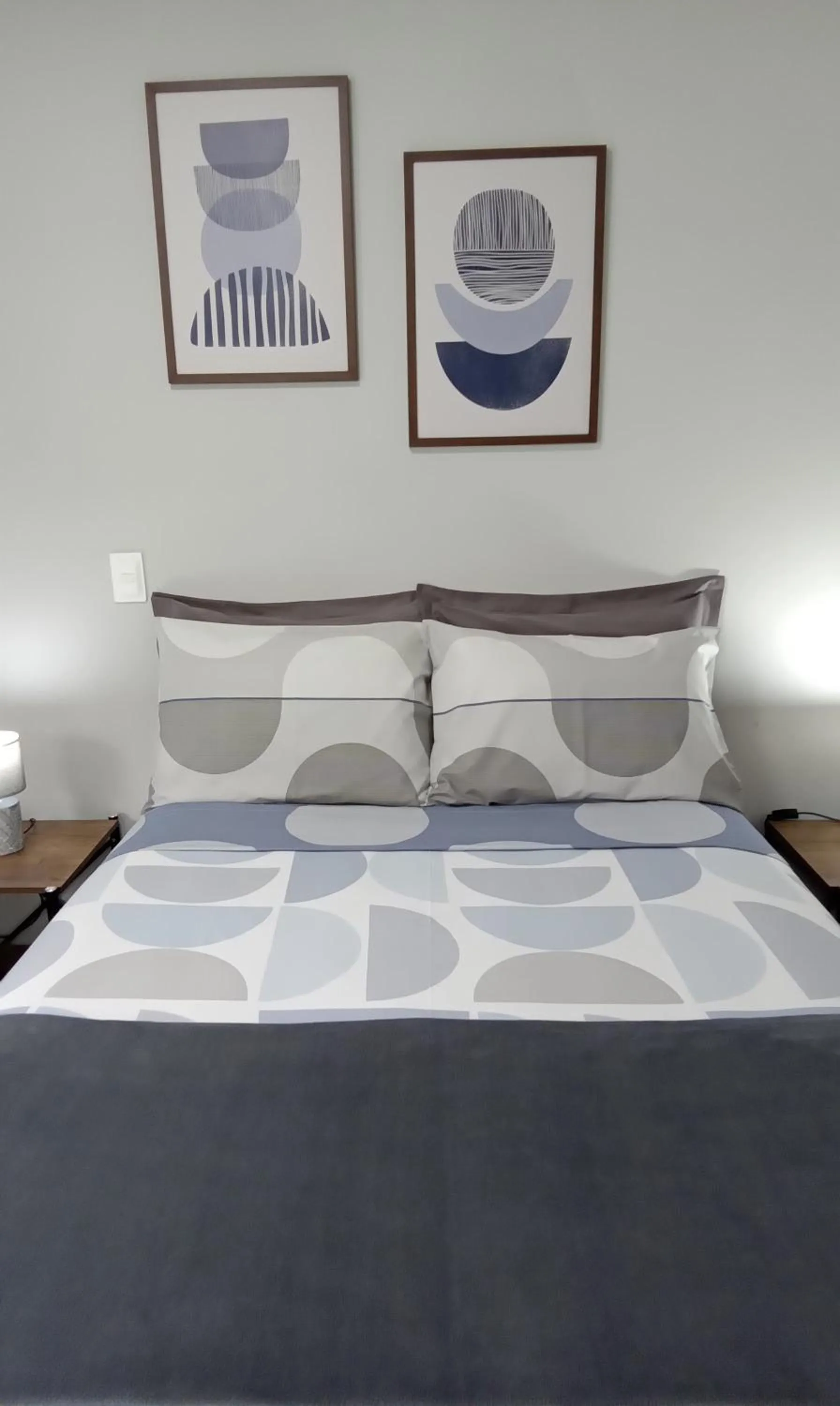 Bed in Suíte Ilhinha em condomínio na Praia do Perequê