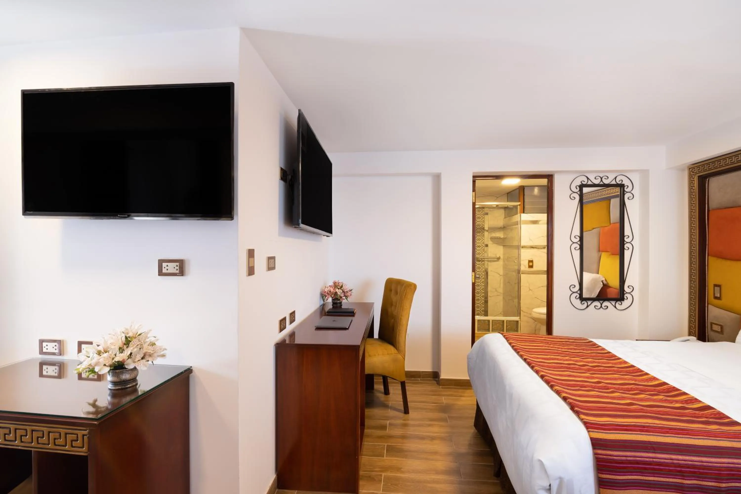 Photo of the whole room, Bed in Hotel Hacienda Cusco Centro Historico