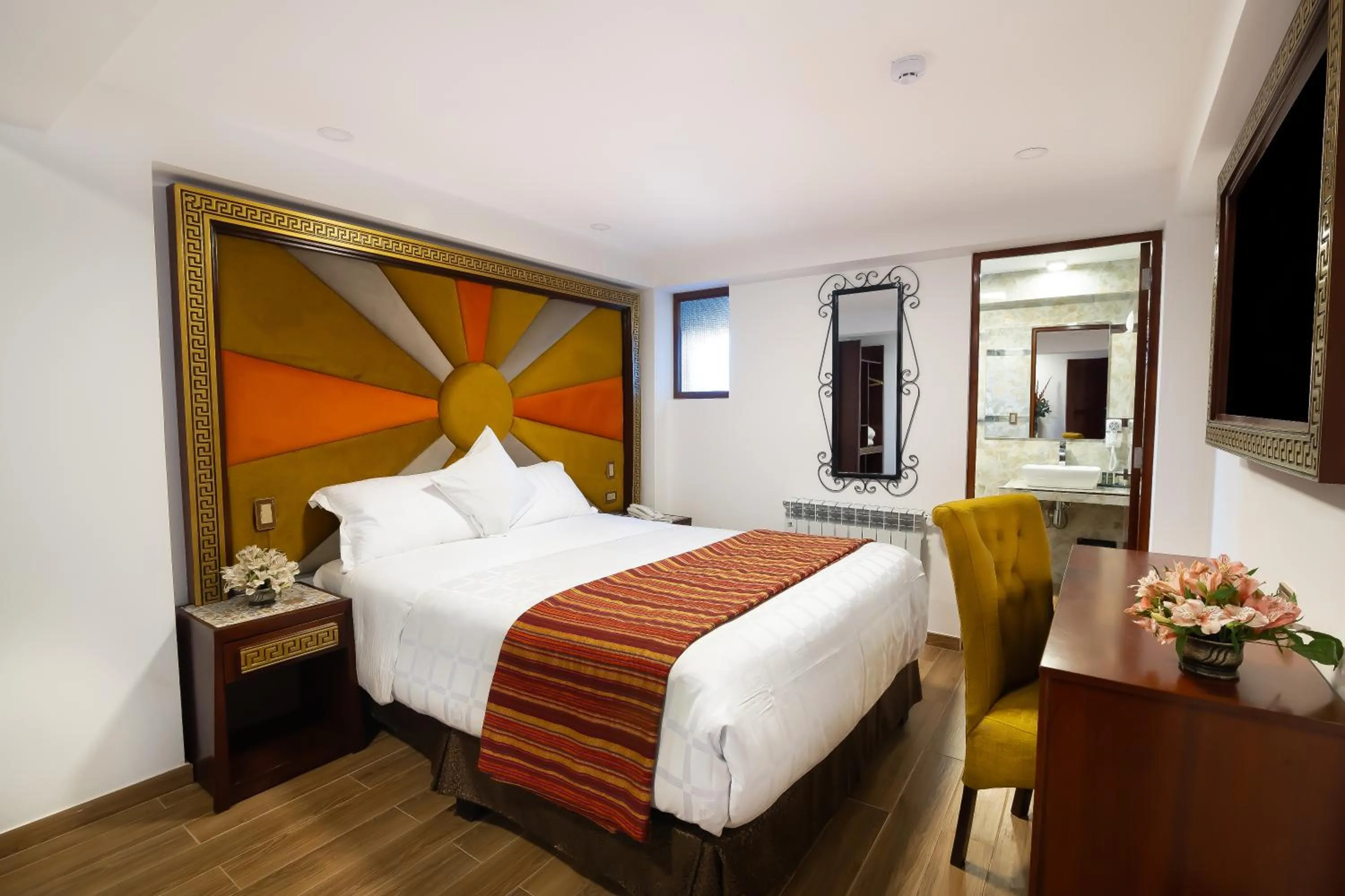 Bed in Hotel Hacienda Cusco Centro Historico