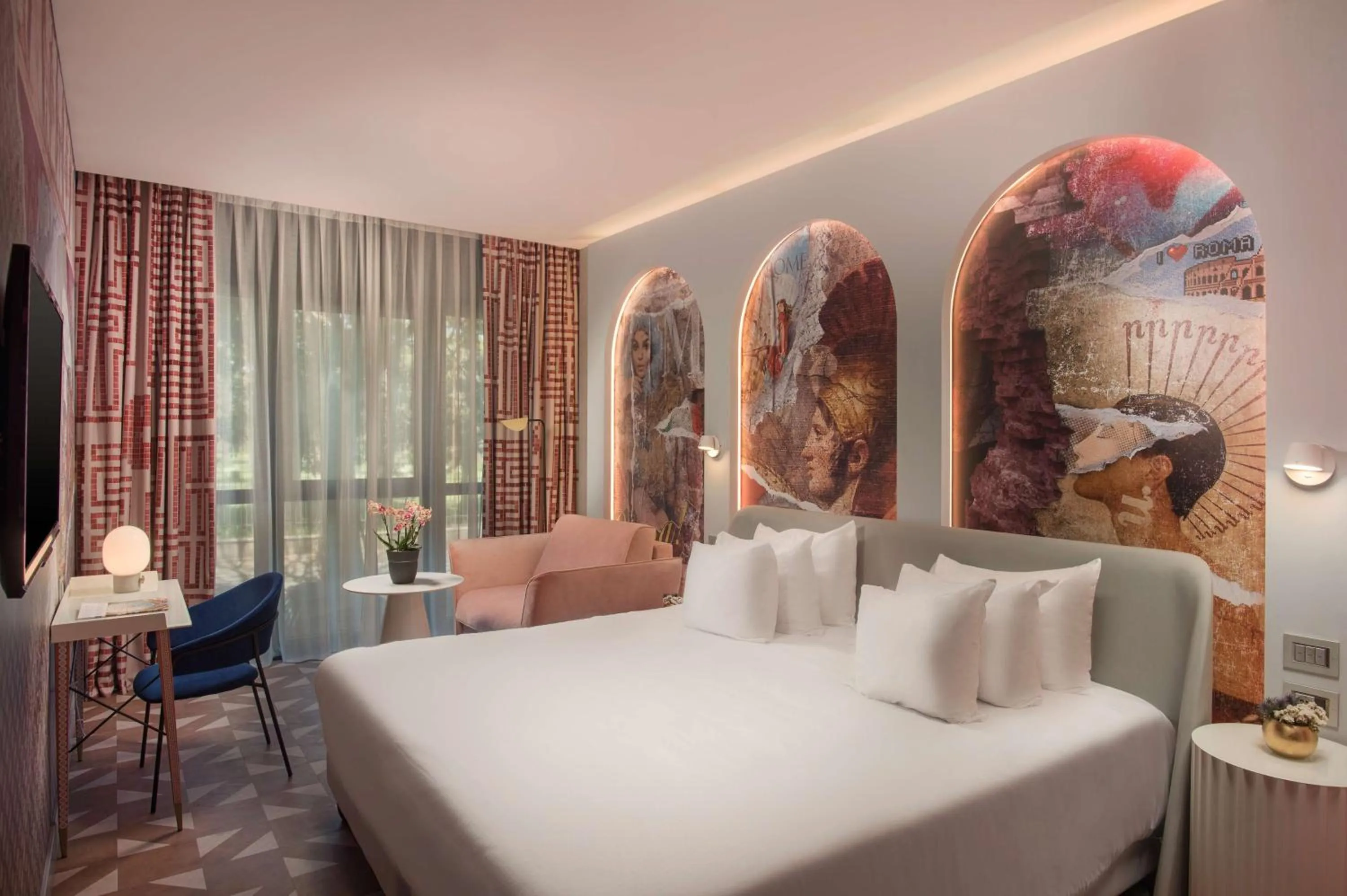 Bedroom, Bed in nhow Roma