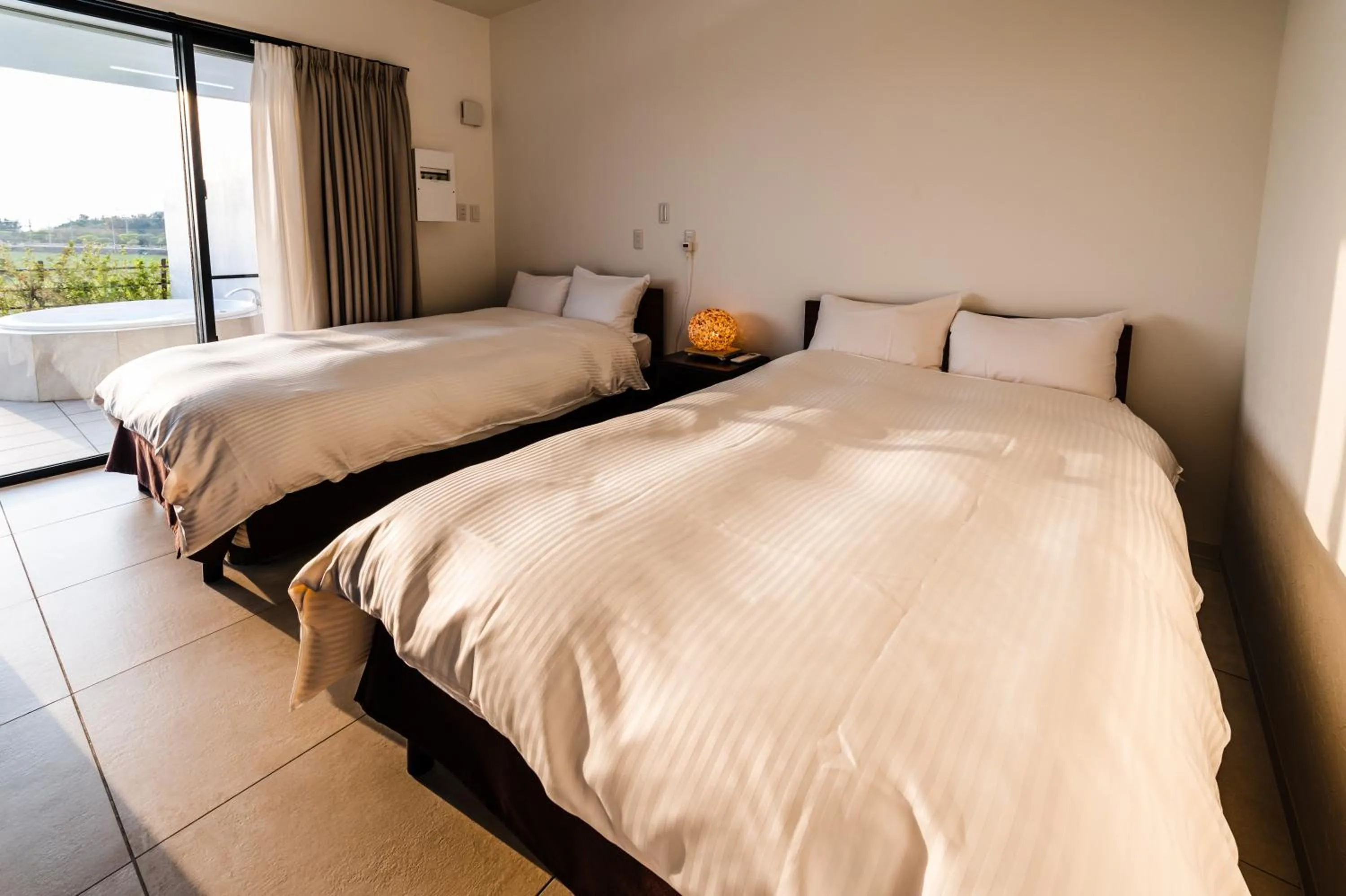 Bed in Villa Alyssum