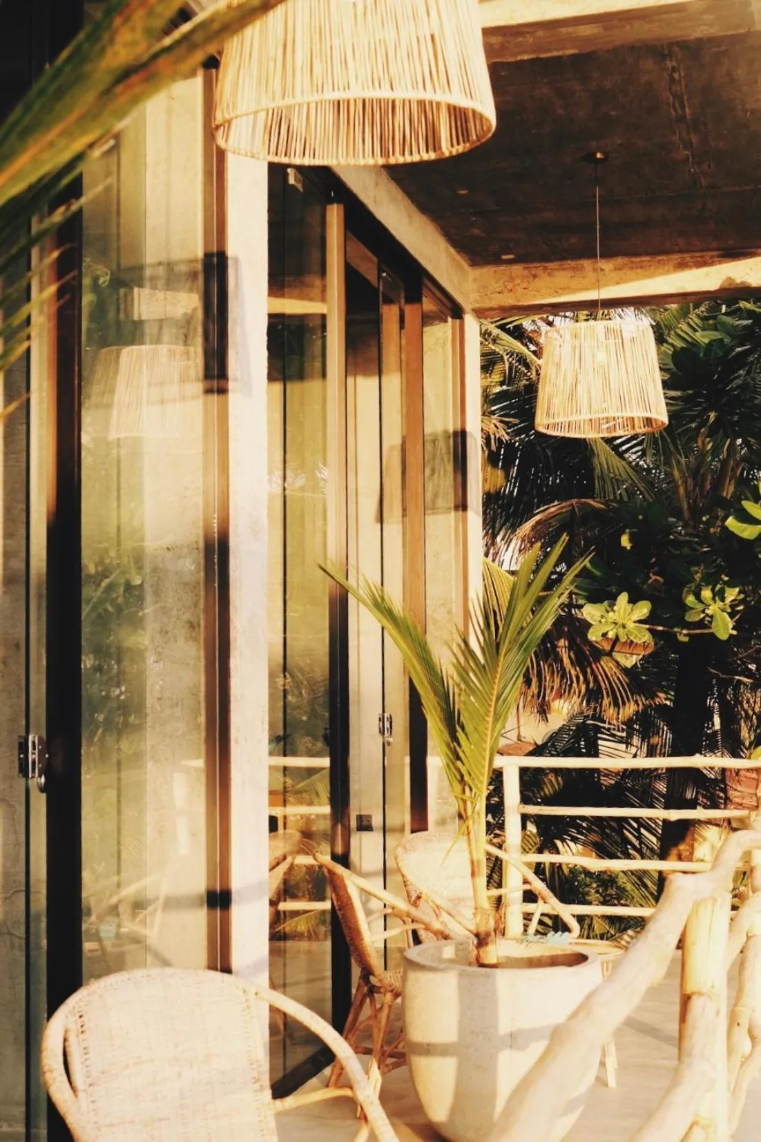 Balcony/Terrace in Morena Boutique Hotel Weligama