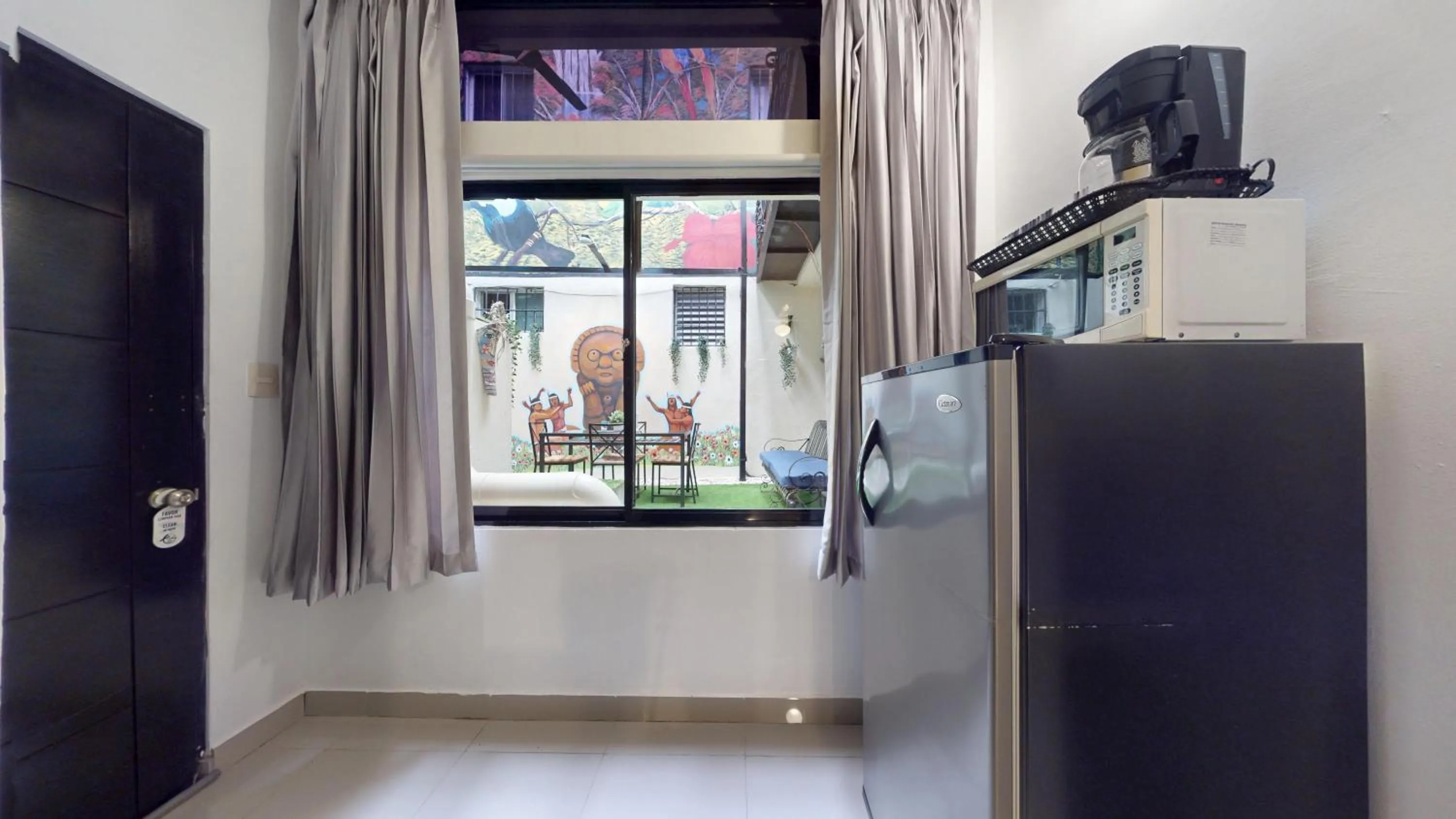 Garden view in Hotel Tau Art Residence