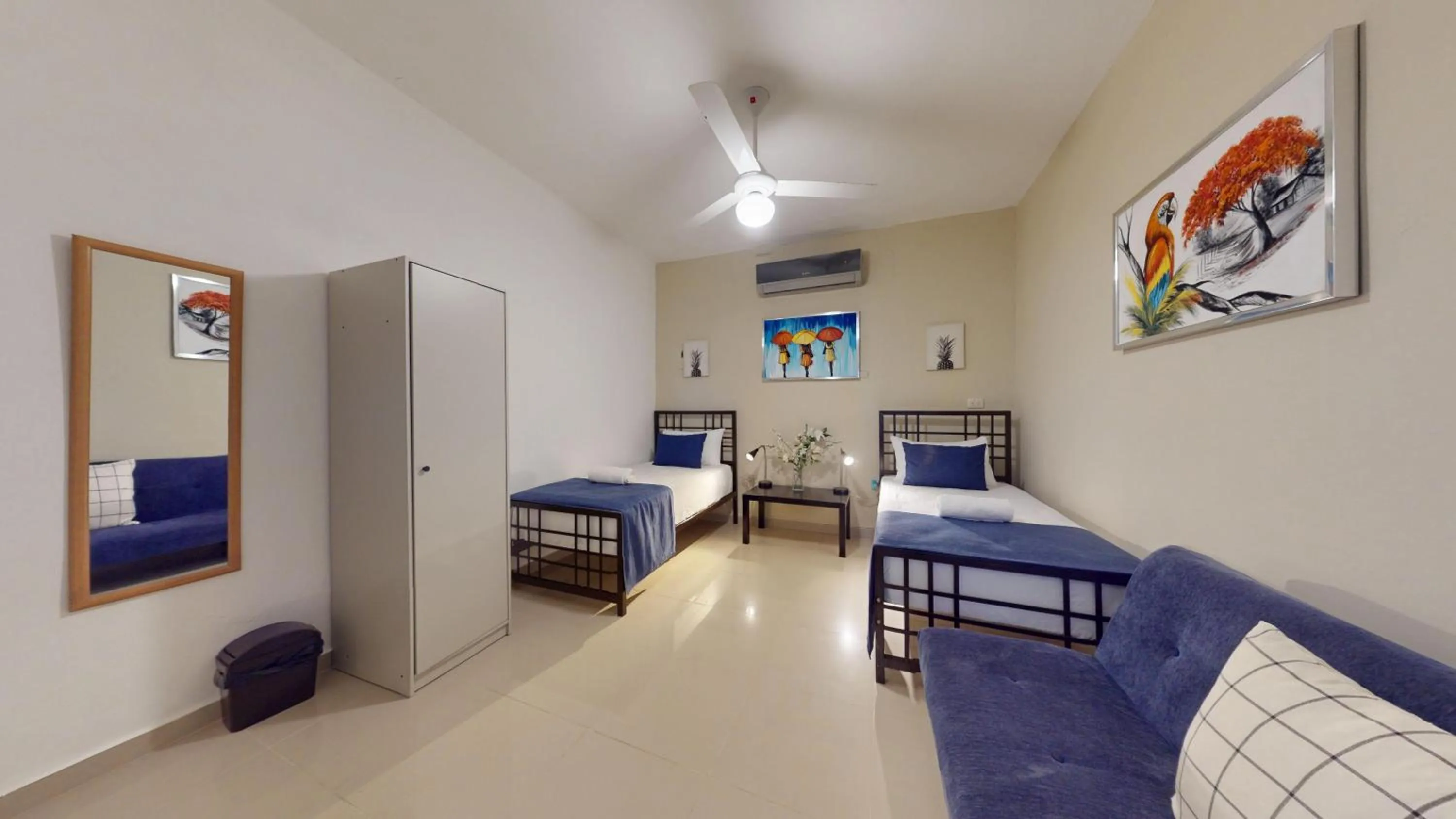 Bedroom, Bed in Hotel Tau Art Residence