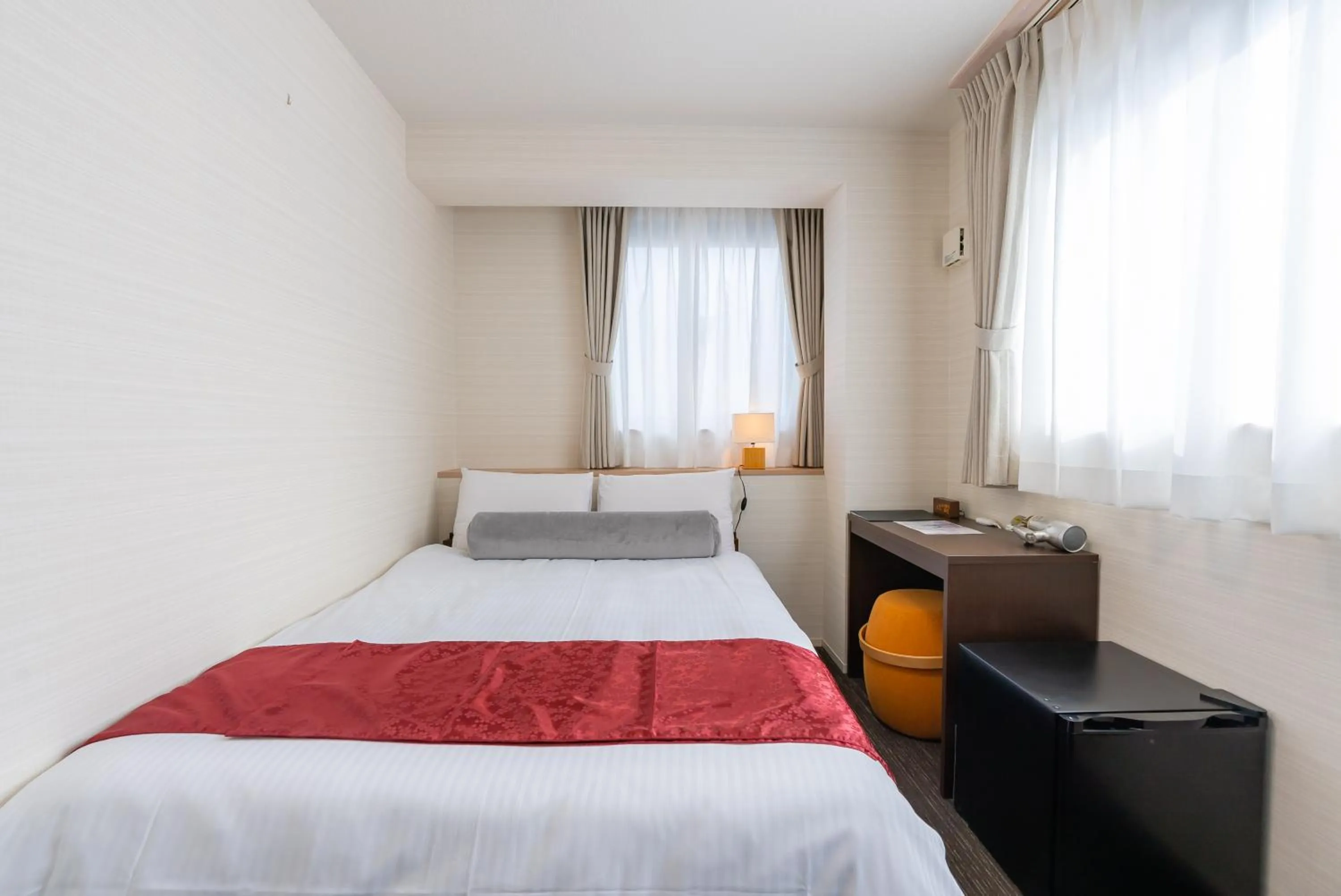 Bed in Kyoto inn Mio