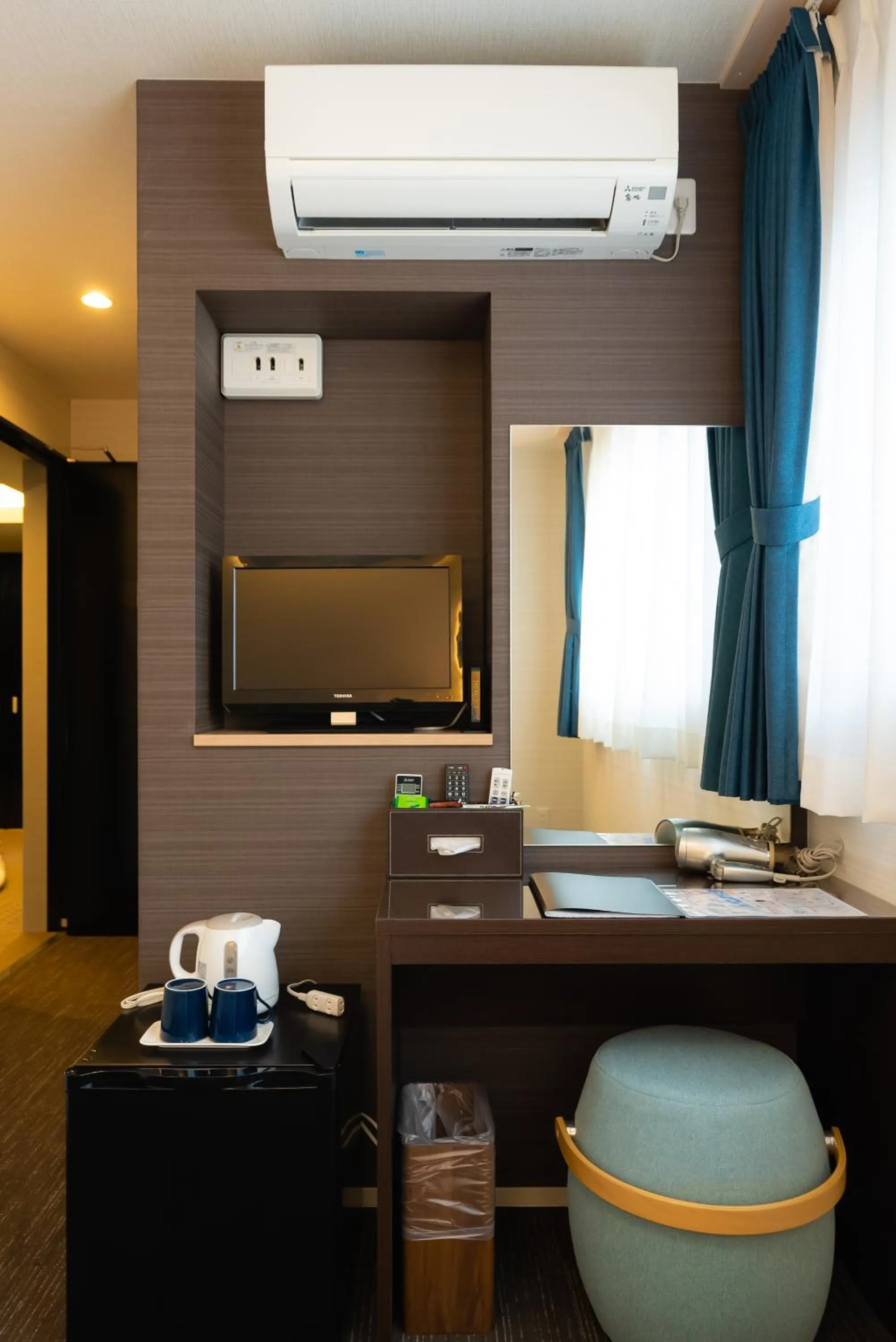 TV and multimedia in Kyoto inn Mio