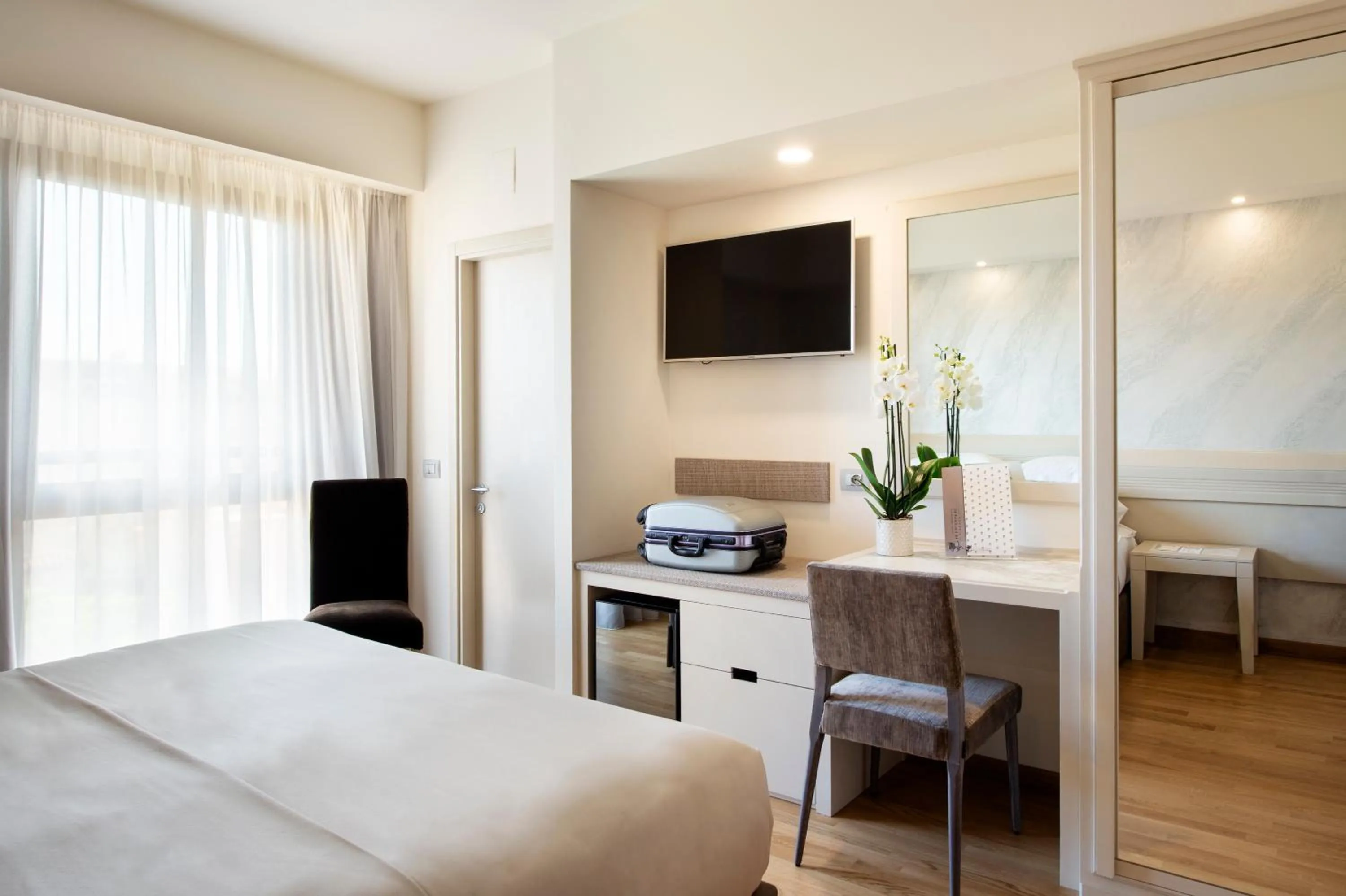 Bedroom, Bed in Hotel Grifone Firenze - Meetings & Spa
