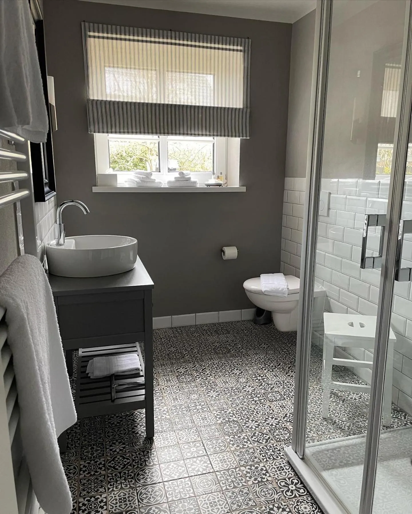 Bathroom in Friesen-Lodge Ferienwohnungen