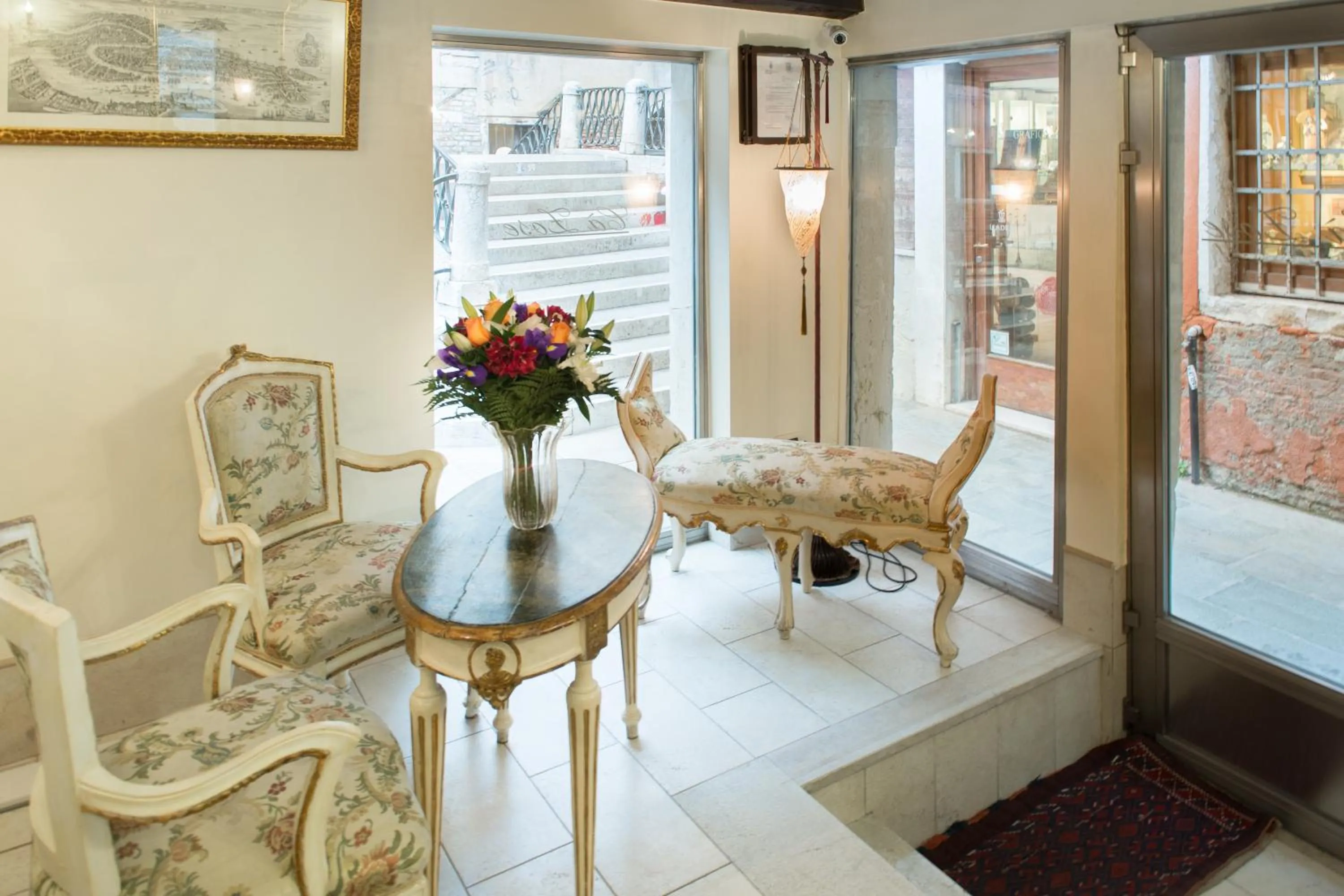 Seating area in Locanda Ca' Zose