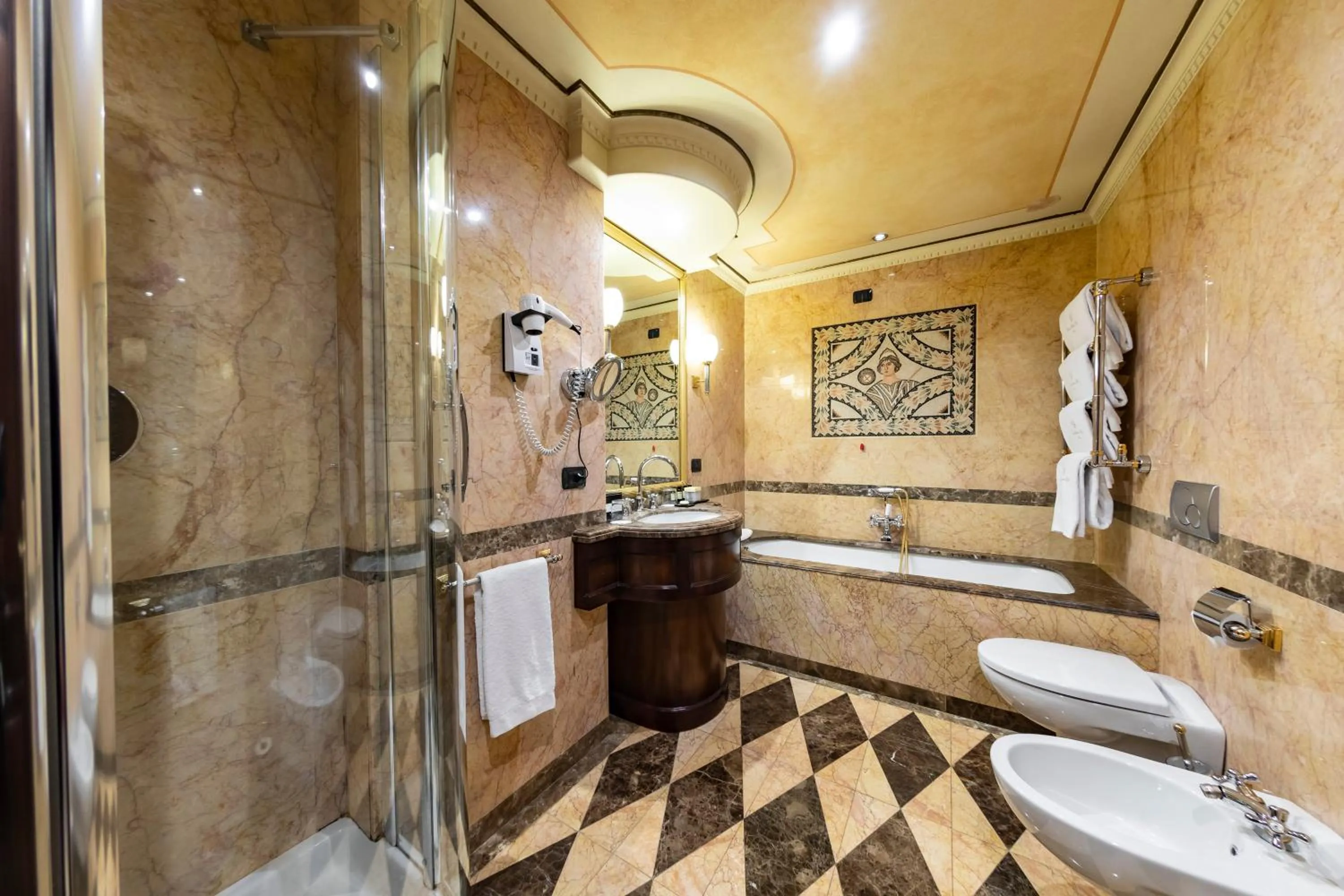 Bathroom in River Chateau Hotel