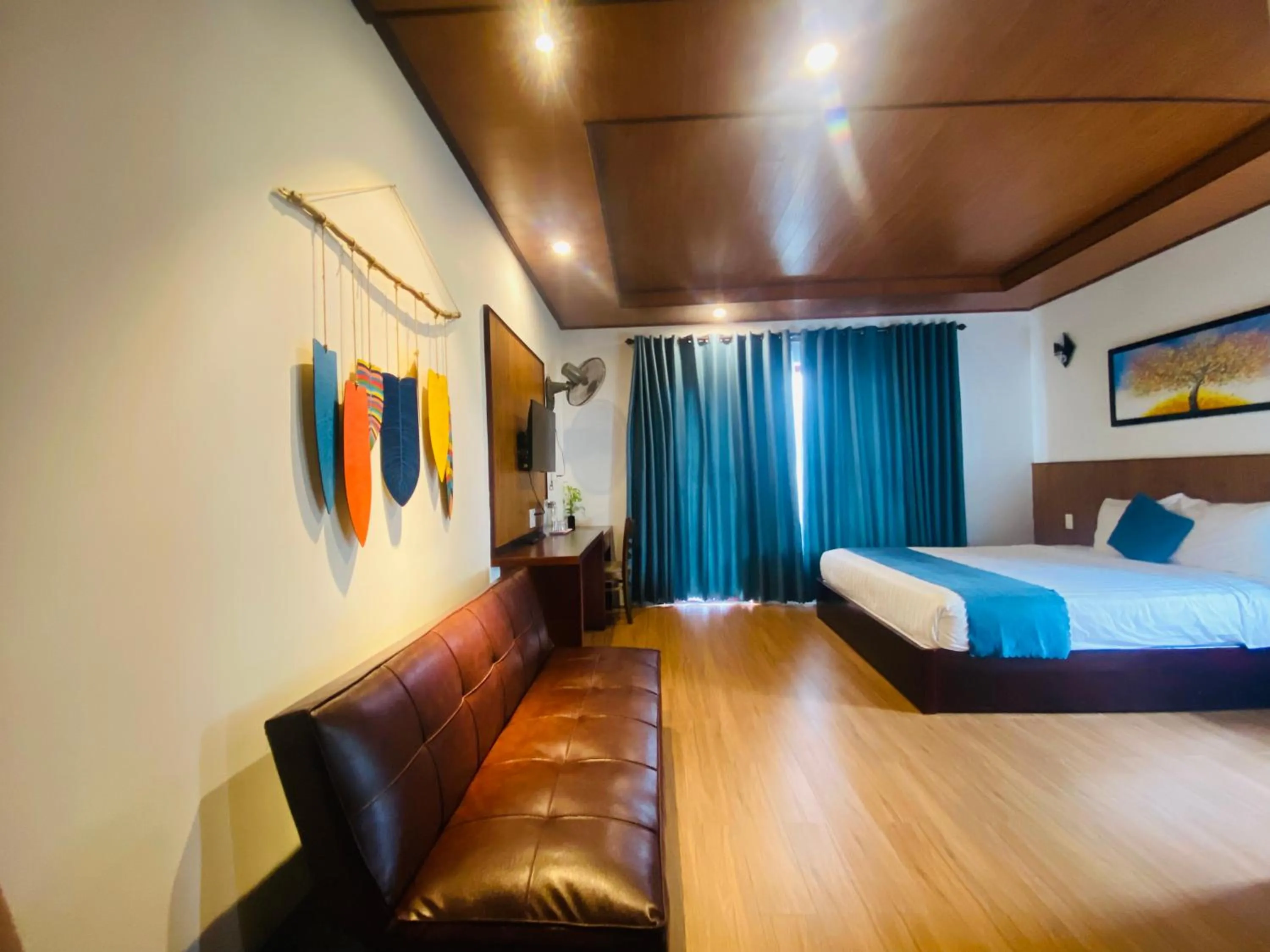 Bed in SenDa Villa & Apartment Hoi An